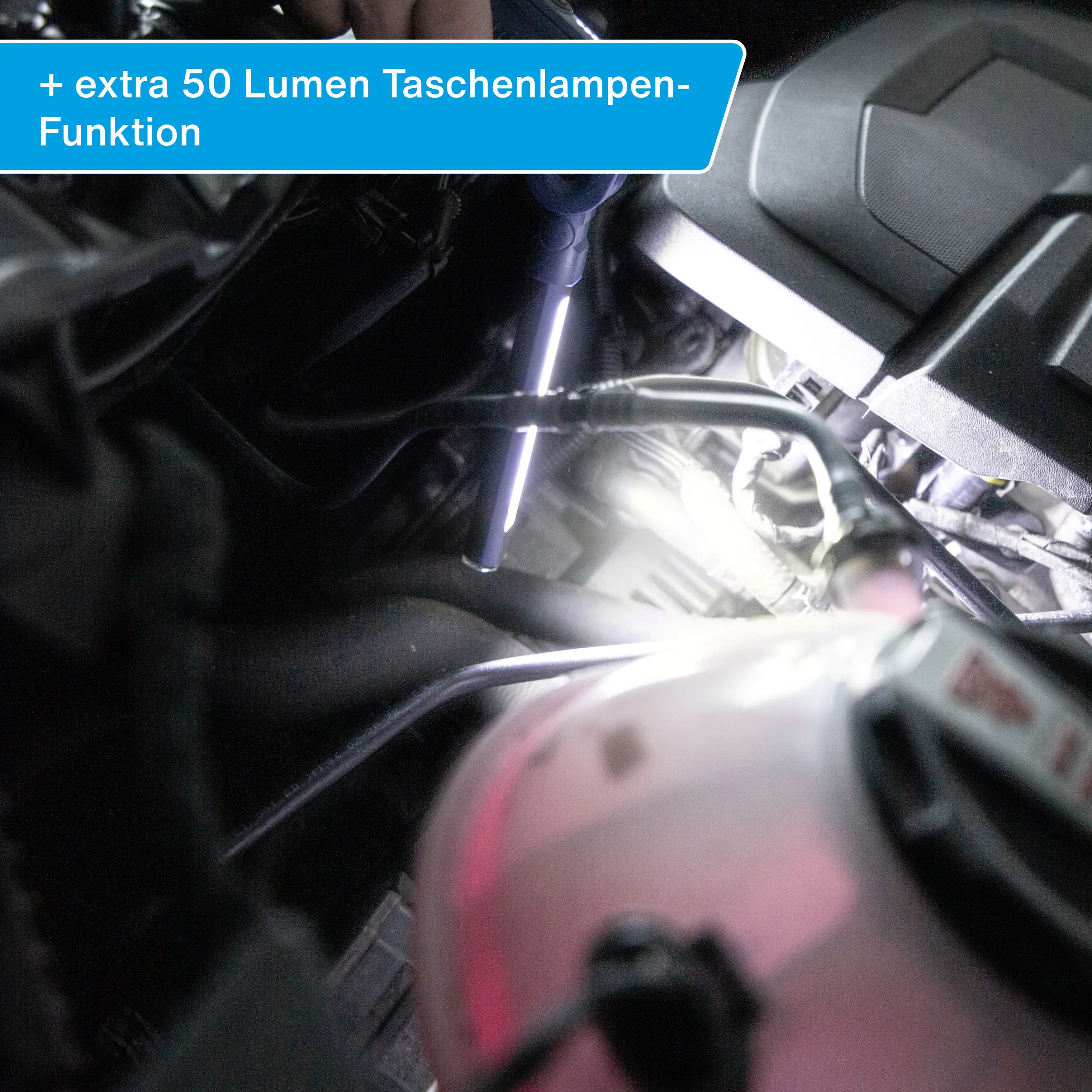 Cartrend LED-Stableuchte mit Magnetfuß 500 Lumen
