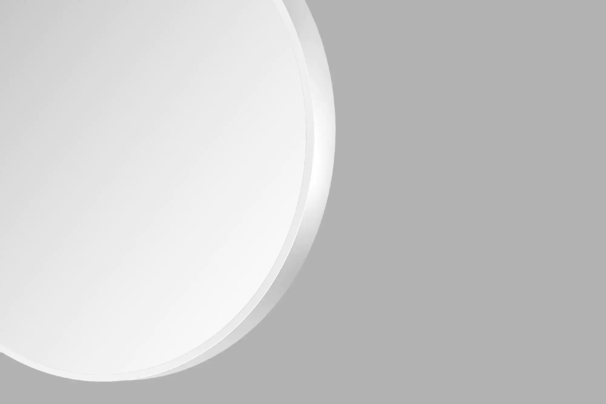 DSK Design Spiegel Silver Coiffeur White Ø50 cm, weiß