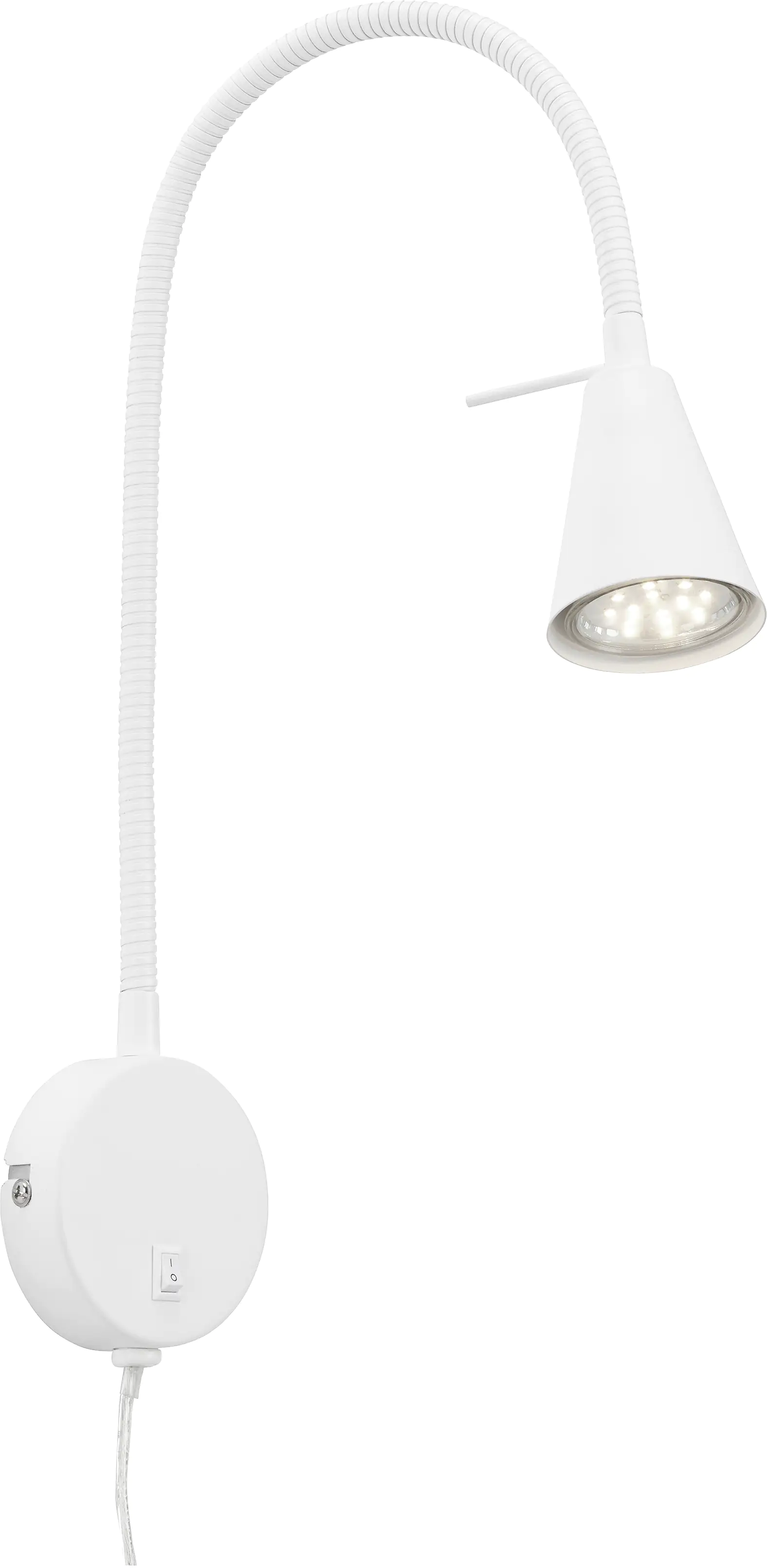 Briloner LED Wandleuchte Tusa weiß 5W, warmweiß