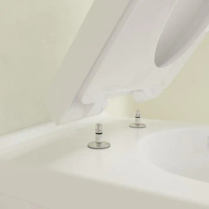 Villeroy & Boch Wand-Tiefspül-WC Targa spülrandlos inkl. WC-Sitz