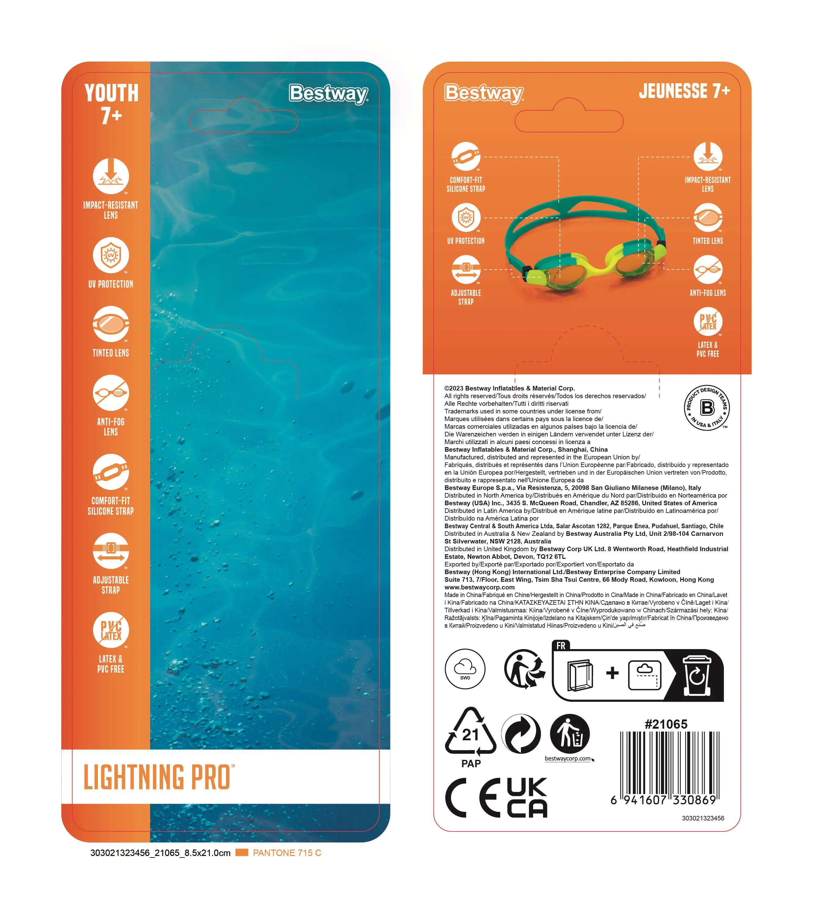 Bestway Schwimmbrille Lightning Pro