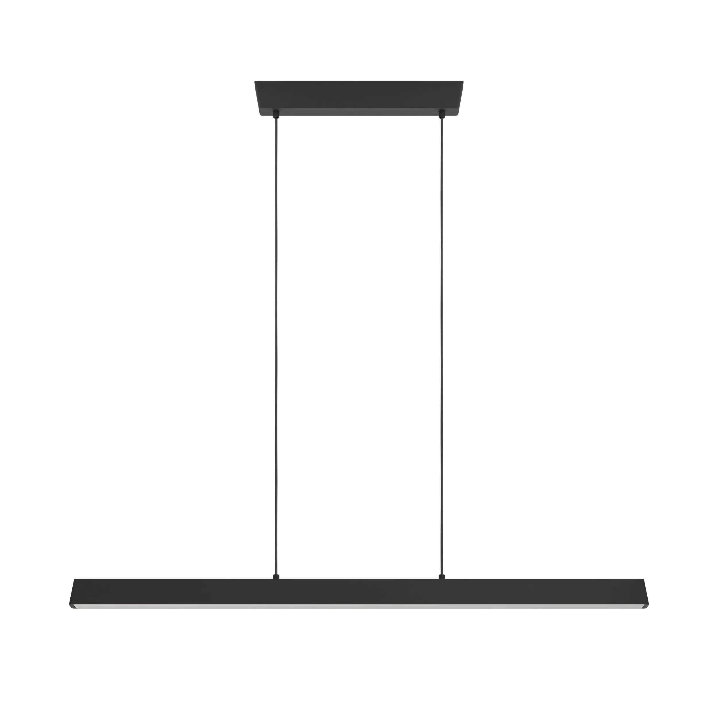 Eglo Connect LED Pendelleuchte Simolaris-Z schwarz 122 x 5,5 cm dimmbar