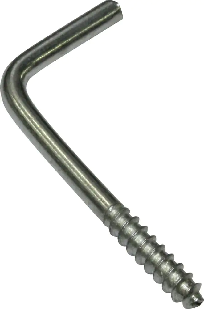 Gardinia Schraubhaken verzinkt silber matt 25 mm, 20 Stück