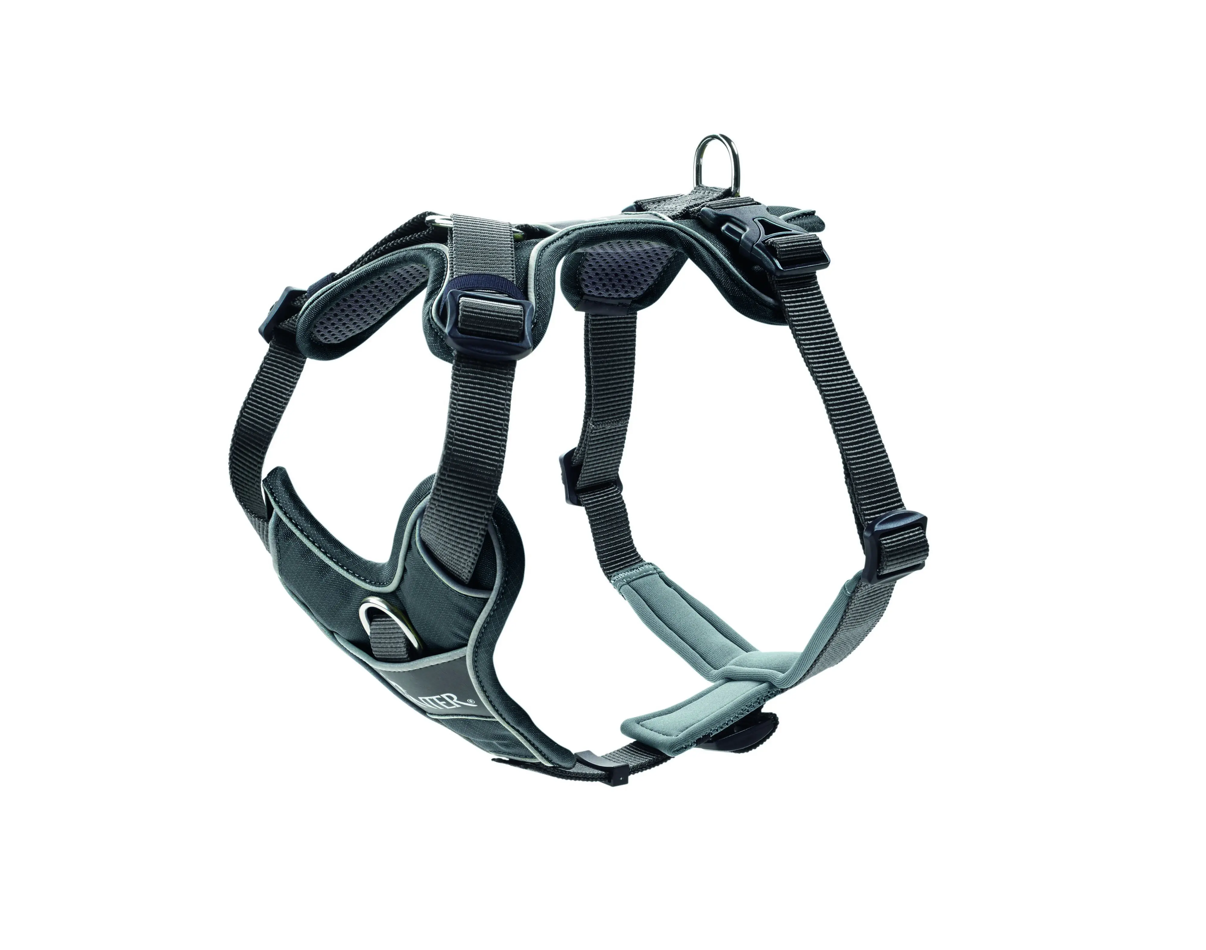 Hunter Hundegeschirr Divo M grau/grau