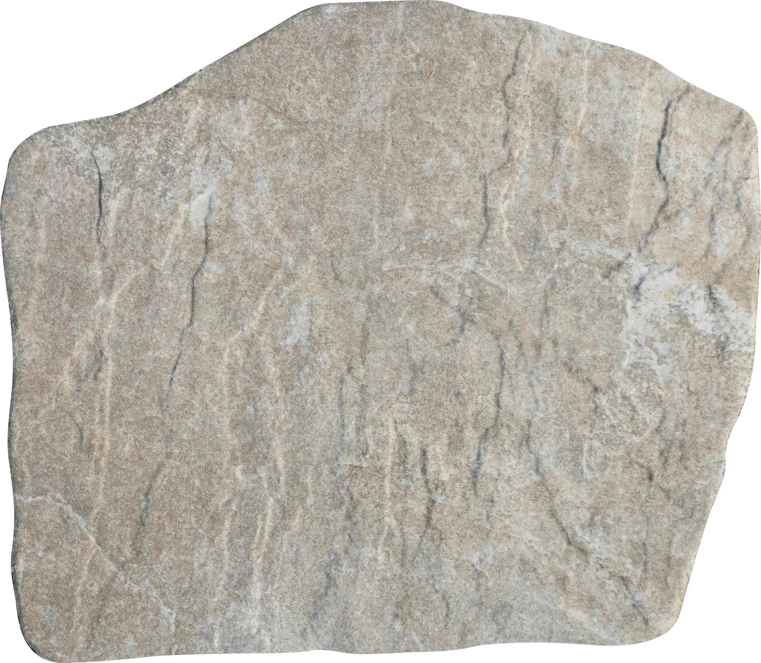 Feinsteinzeug Trittstein Stone Gres 42 x 36 cm beige