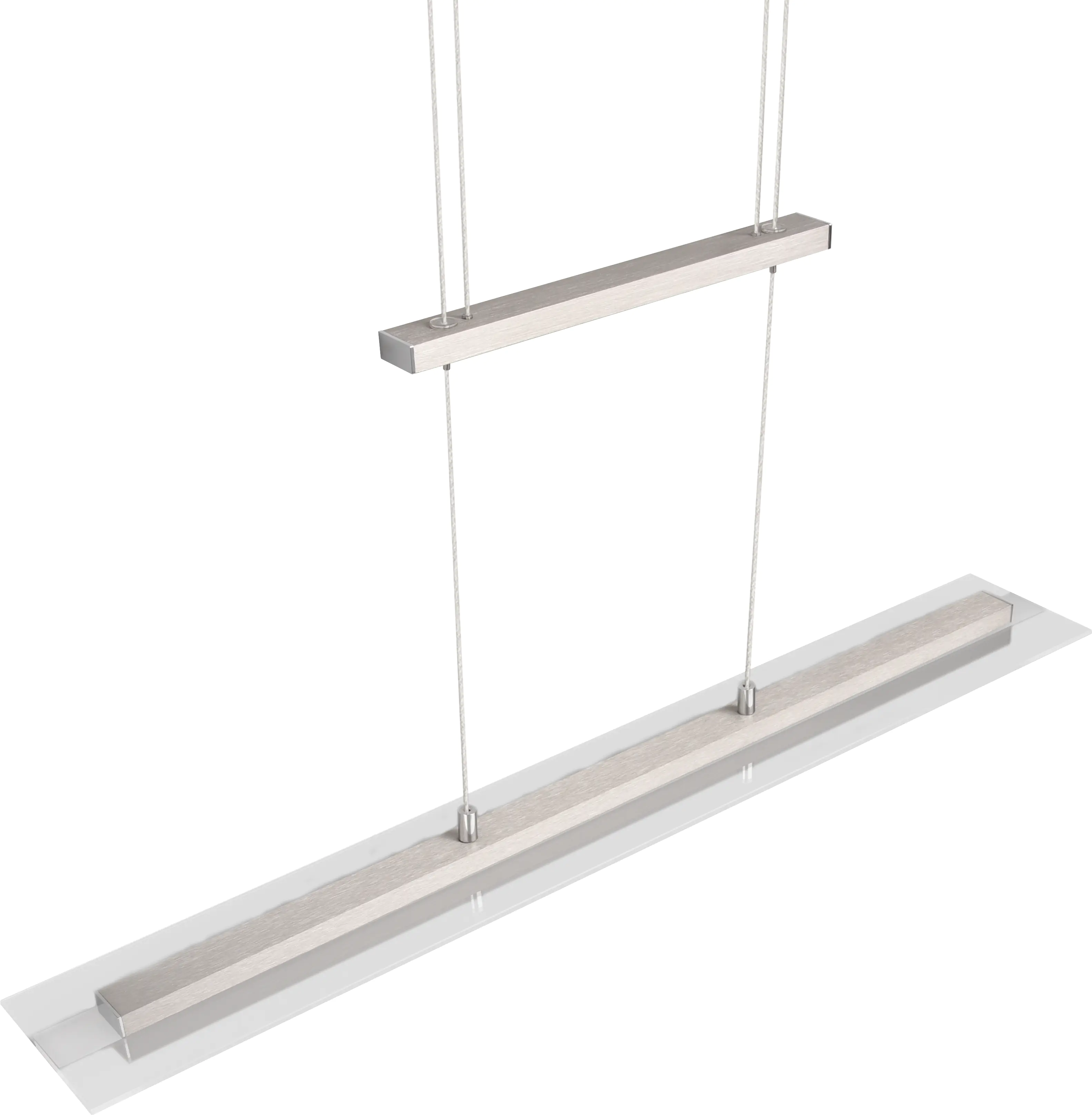 Trio Leuchten LED Pendelleuchte Milos 4x 5W nickel, Metall