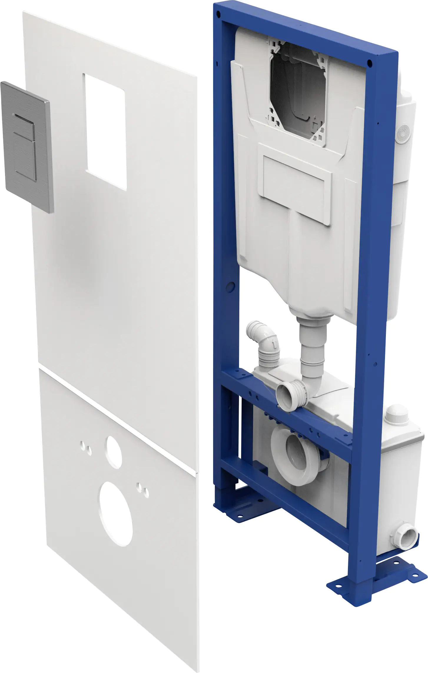 Setma Vorwandelement mit Kleinhebeanlage Waterwall Komplett-Set