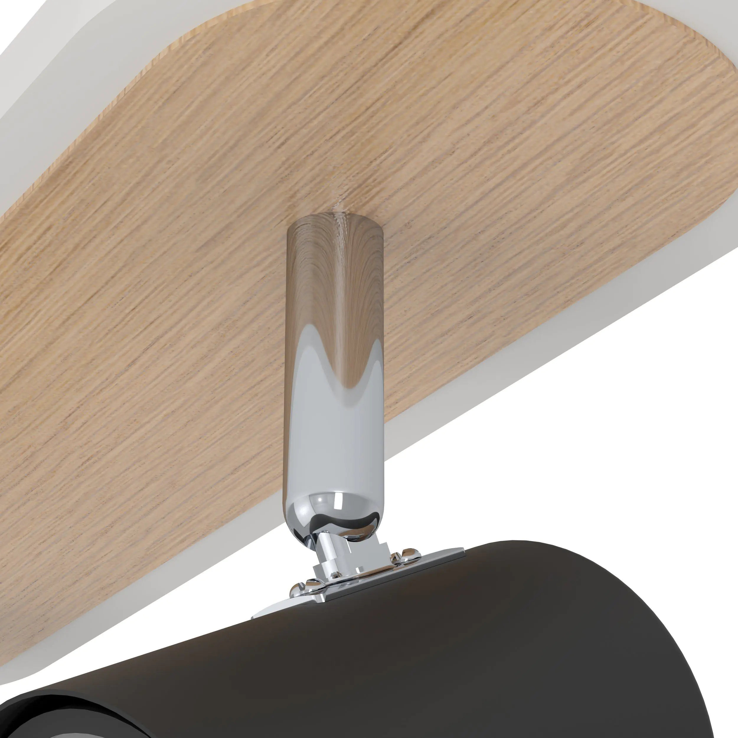 Eglo LED Deckenleuchte Rimbocchi 3x6W, schwarz, warmweiß