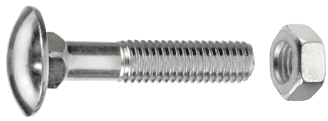 Connex Schlossschrauben M5 x 80 mm - 75 Stück verzinkt