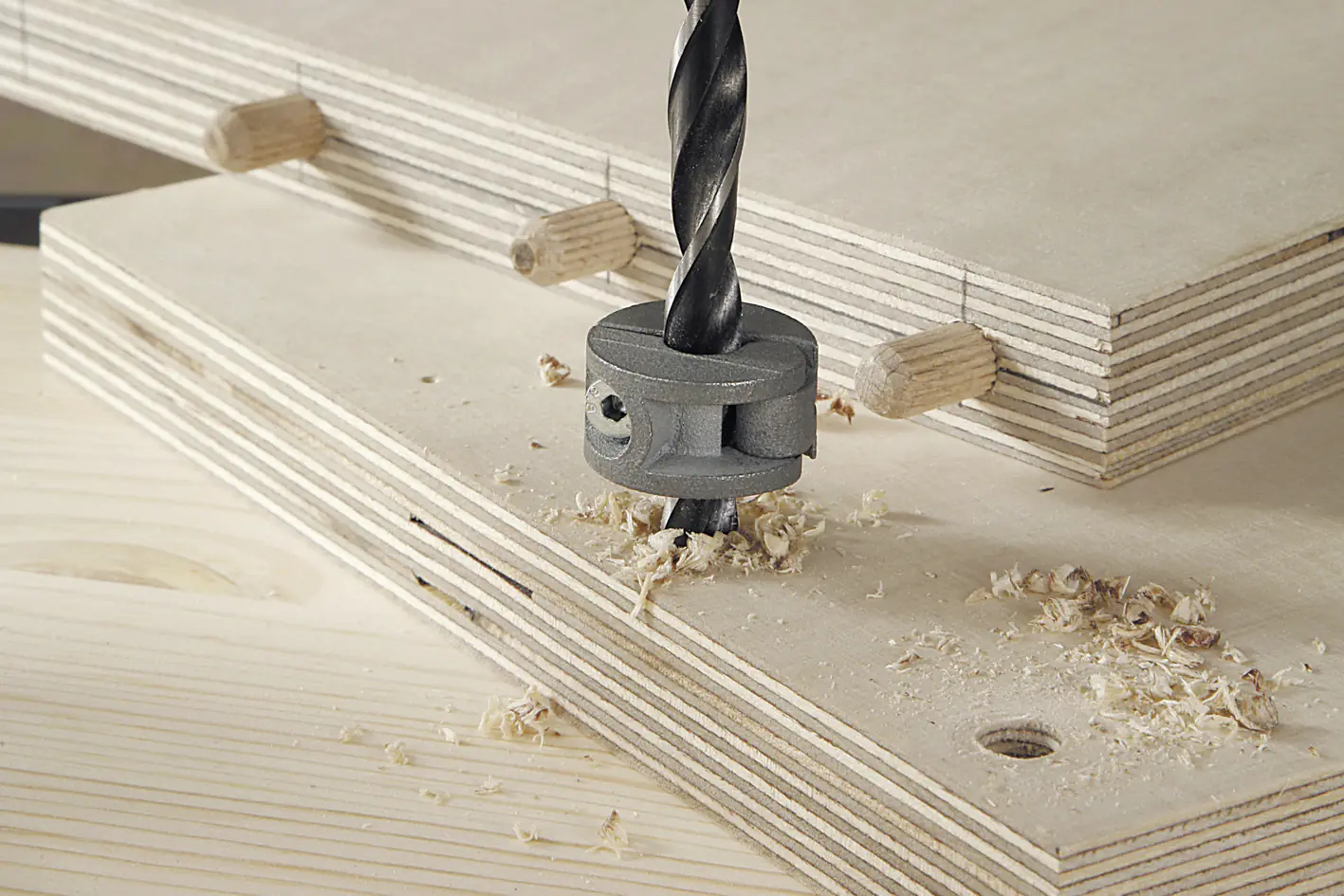 Wolfcraft Tiefenstopp 3-teilig Ø 6, 8, 10 mm