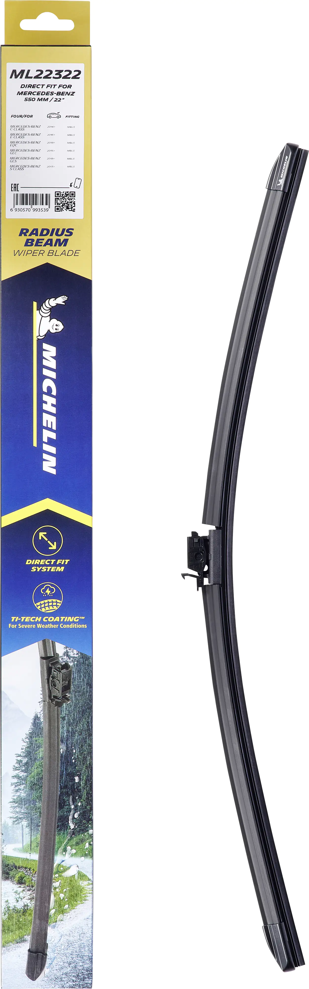 Michelin Scheibenwischer Beam Blade 650 mm mit MB-Adapter