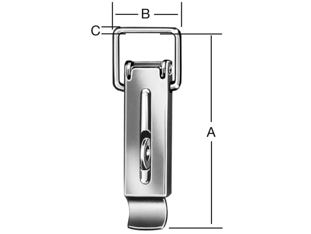 Vormann Spannverschlüsse verzinkt 110 x 37 x Ø 4.0 mm