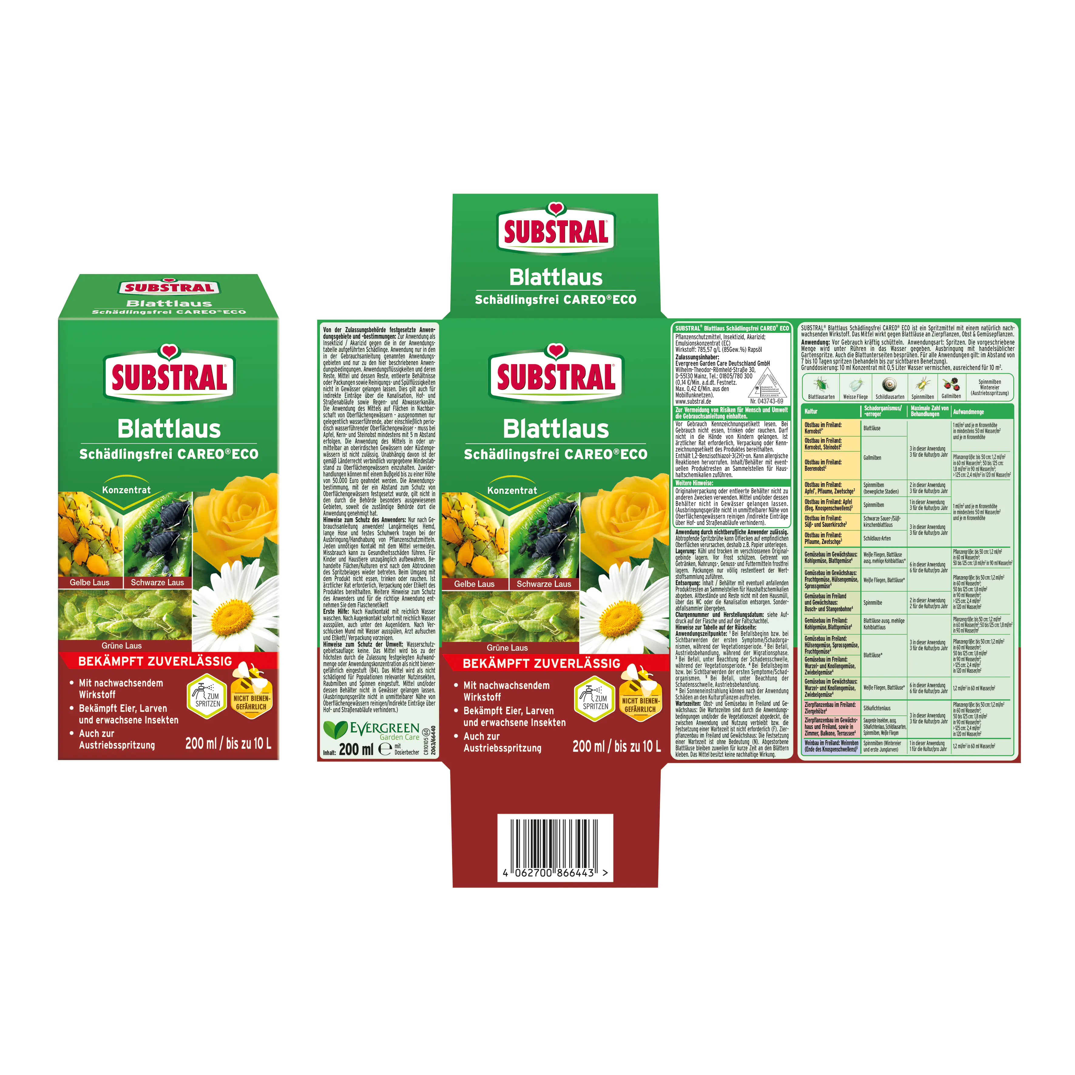 Substral Blattlaus Schädlingsfrei Careo Eco 200 ml