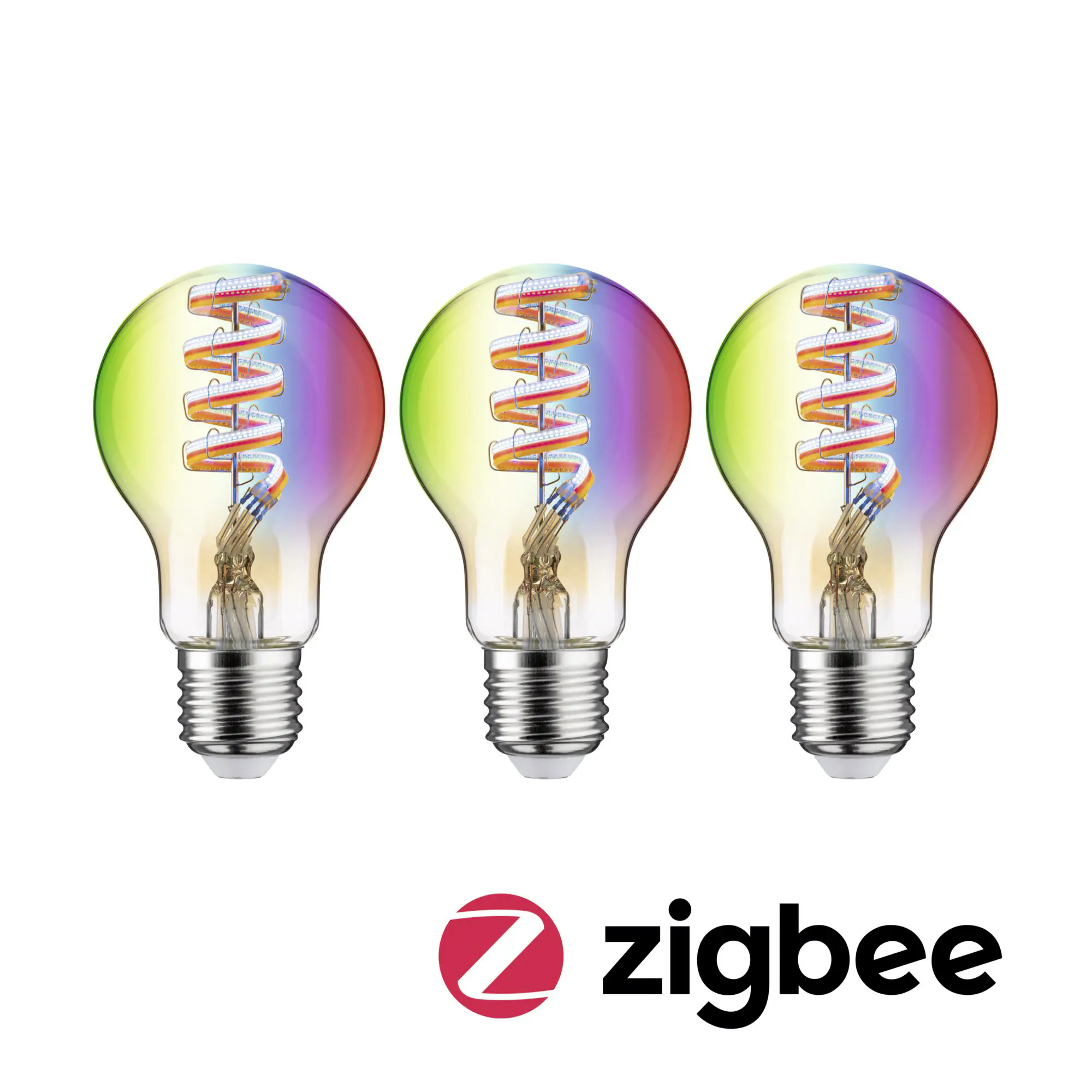 Paulmann LED Leuchtmittel ZigBee E27 6,3 W RGBW 3er-Pack