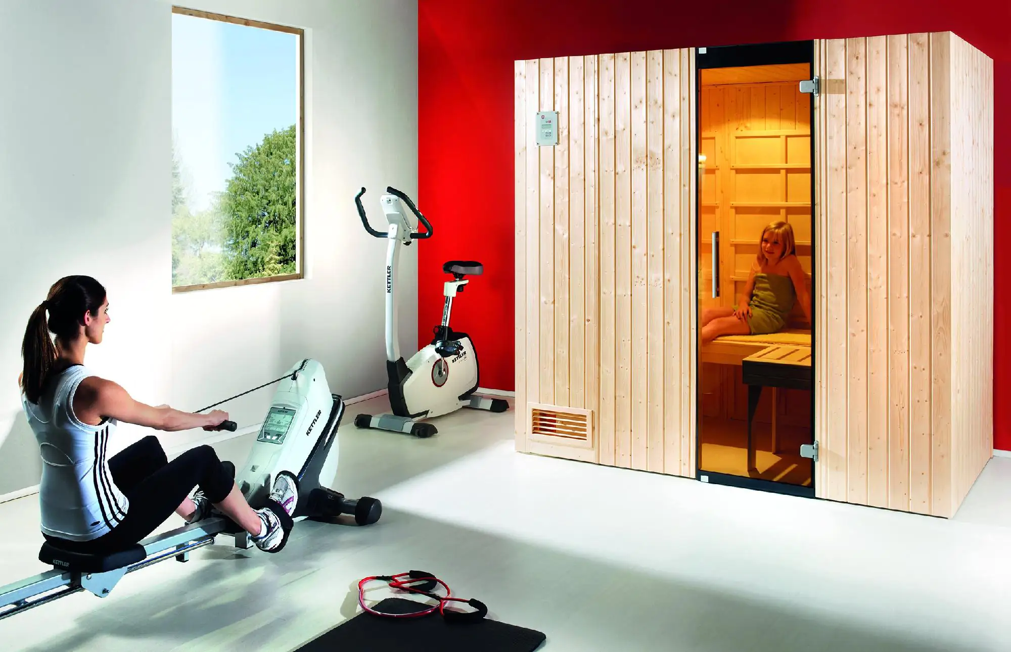 Weka Infrarot-Kombikabine UPPSALA 3336 Watt