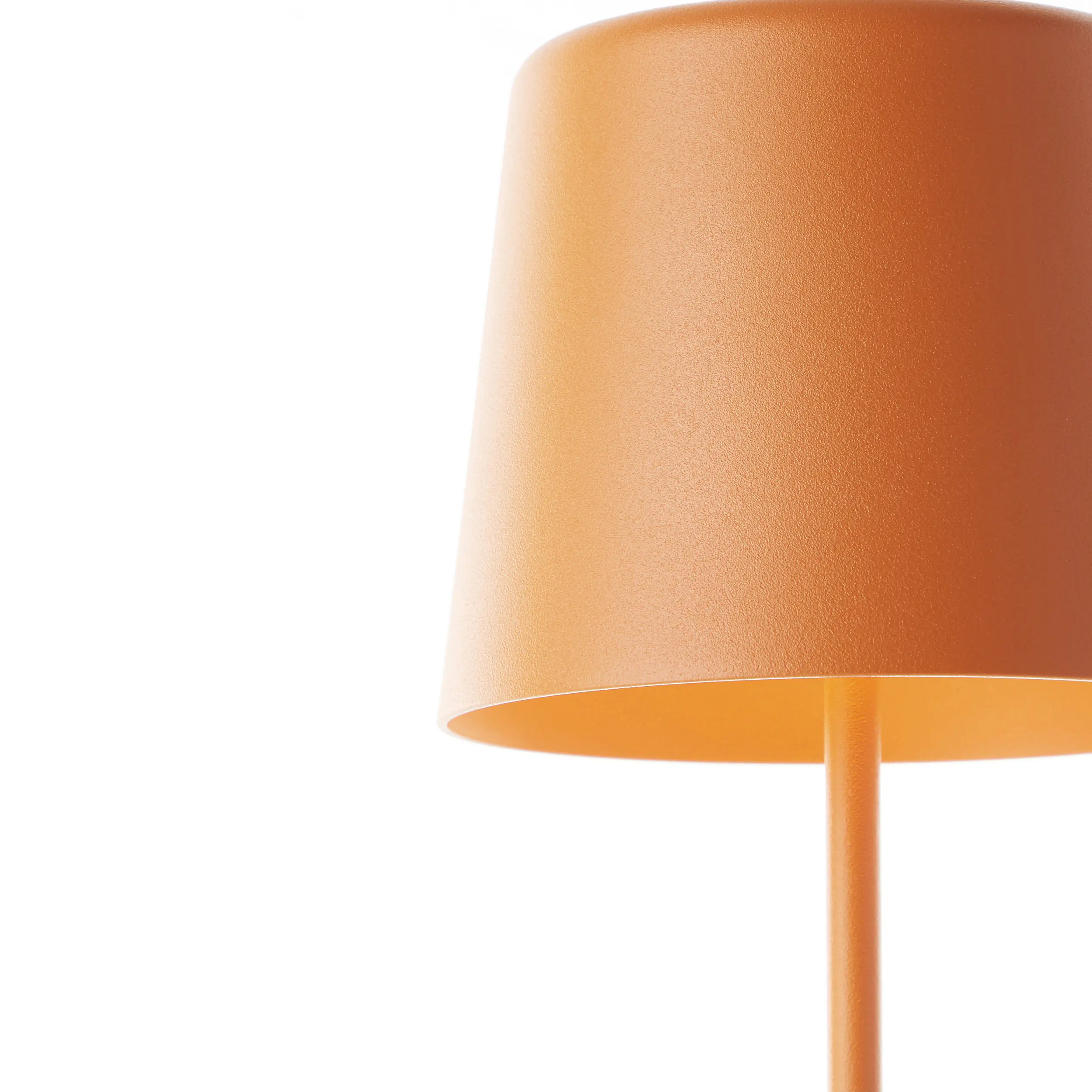 Brilliant LED Tischleuchte Kaami 2W 37 cm Metall orange matt warmweiß
