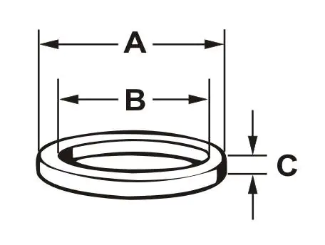 Cornat HD-Dichtung für Überwurfmutter 19,05 mm (3/4"), Maß: 19,05 mm (3/4")