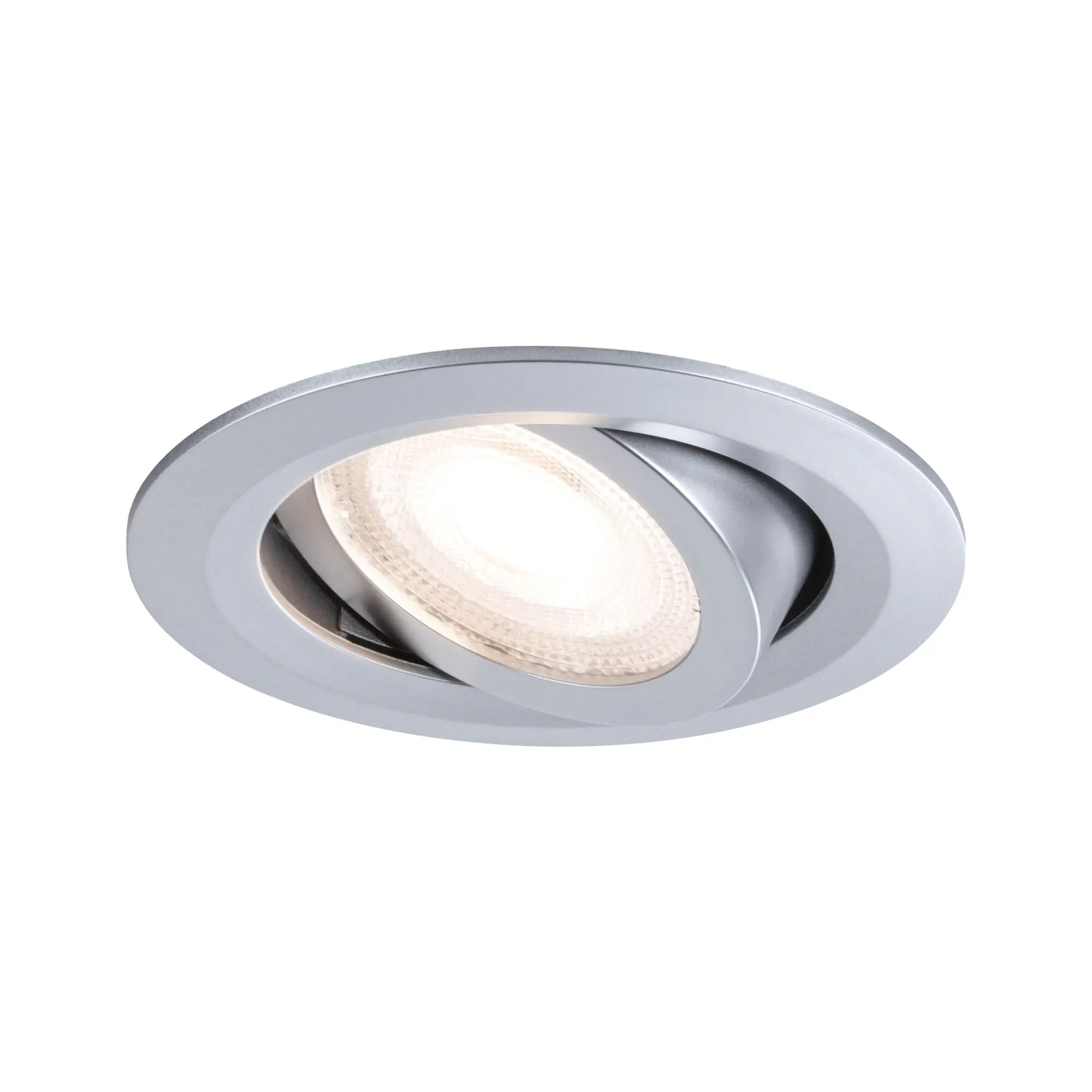 Paulmann LED-Einbauleuchte Fixed 3er Set 570 lm Ø 8,2 cm warmweiß Chrom matt