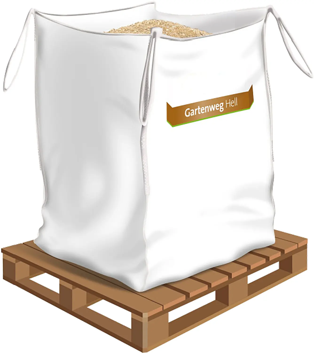 Big Bag ÖkoWeg Gartenweg hell 750 kg 