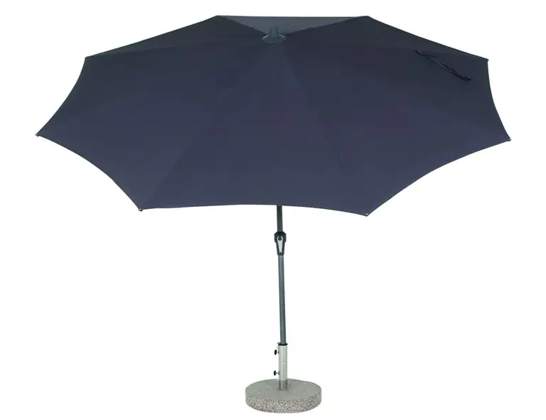 Siena Garden Sonnenschirm Avio anthrazit Ø 300 cm