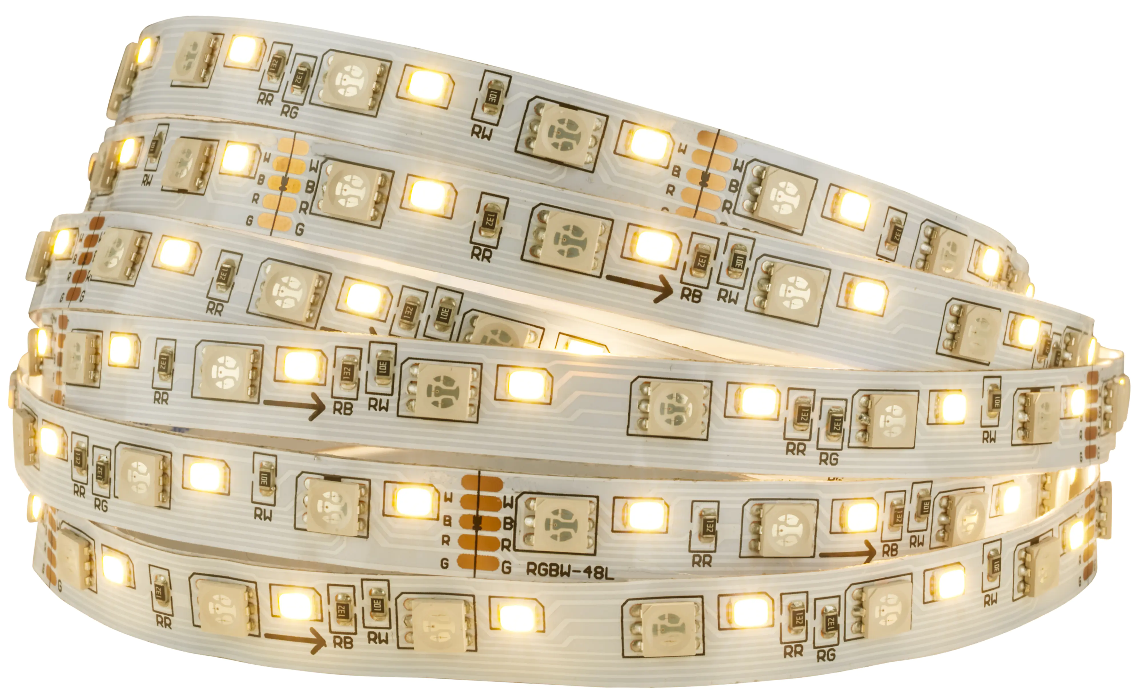 Brilloner LED-Stripe Pimp your Panel bunt RGB, 2,6 m, 3000K 1300 lm Erweiterungsset