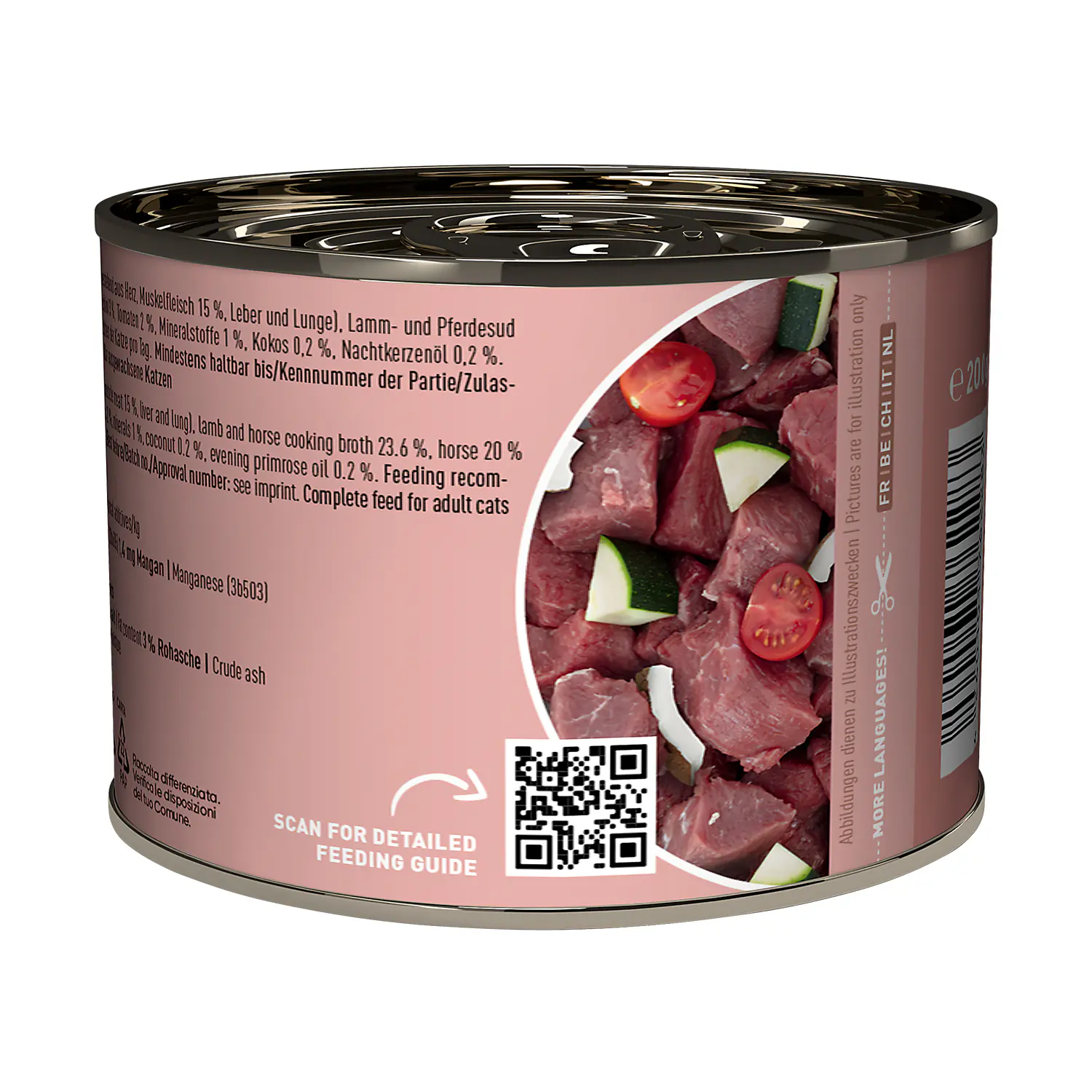 Catz Finefood Katzenfutter Classic No. 19 Lamm & Pferd 200 g