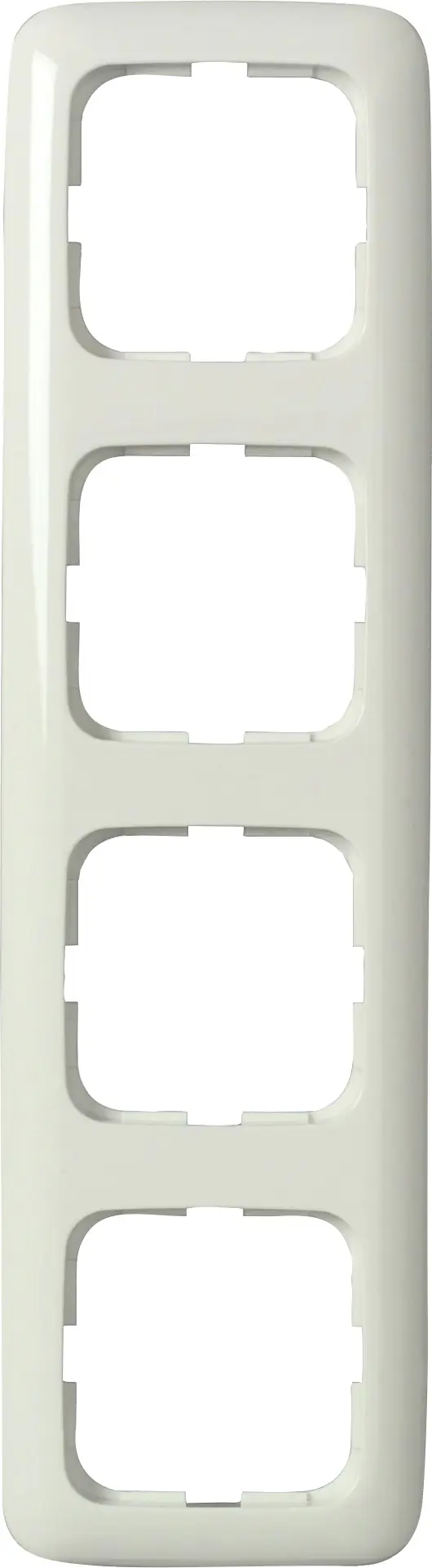 Busch-Jaeger Abdeckrahmen 4-fach Reflex SI, alpinweis, 2514-212