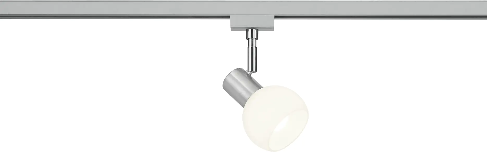 Trio Leuchten Spot Antibes DUOline E14, nickel matt / Glas weiß