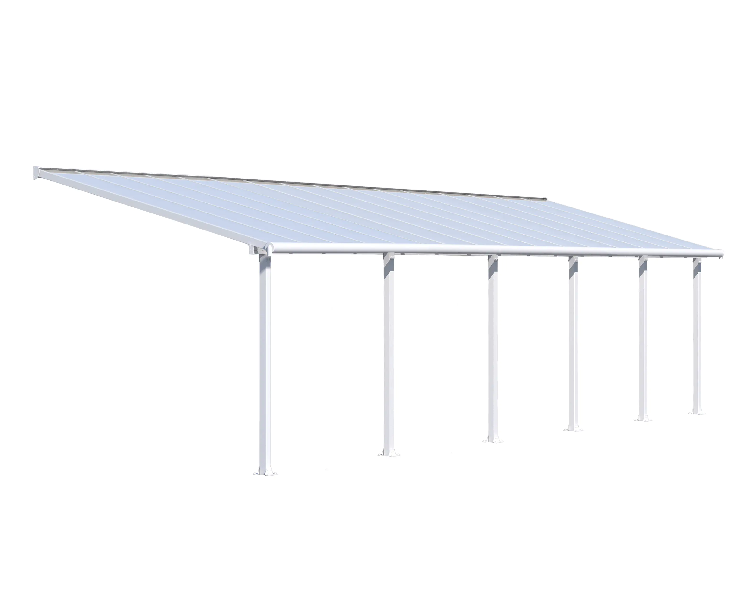 Canopia Terrassenüberdachung Olympia 3x9.8 weiß