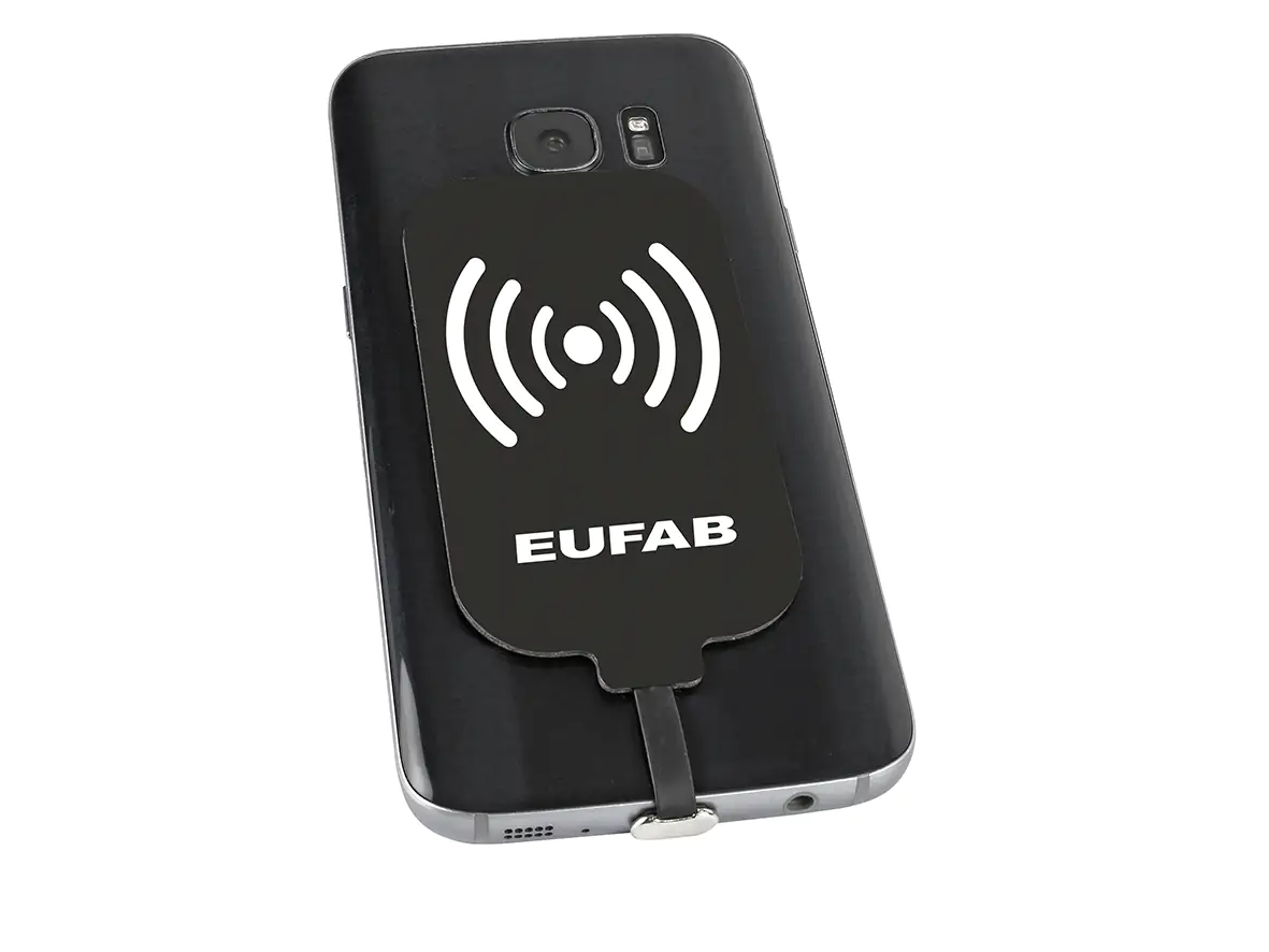 EUFAB Empfänger für Induktionslader Micro USB-B