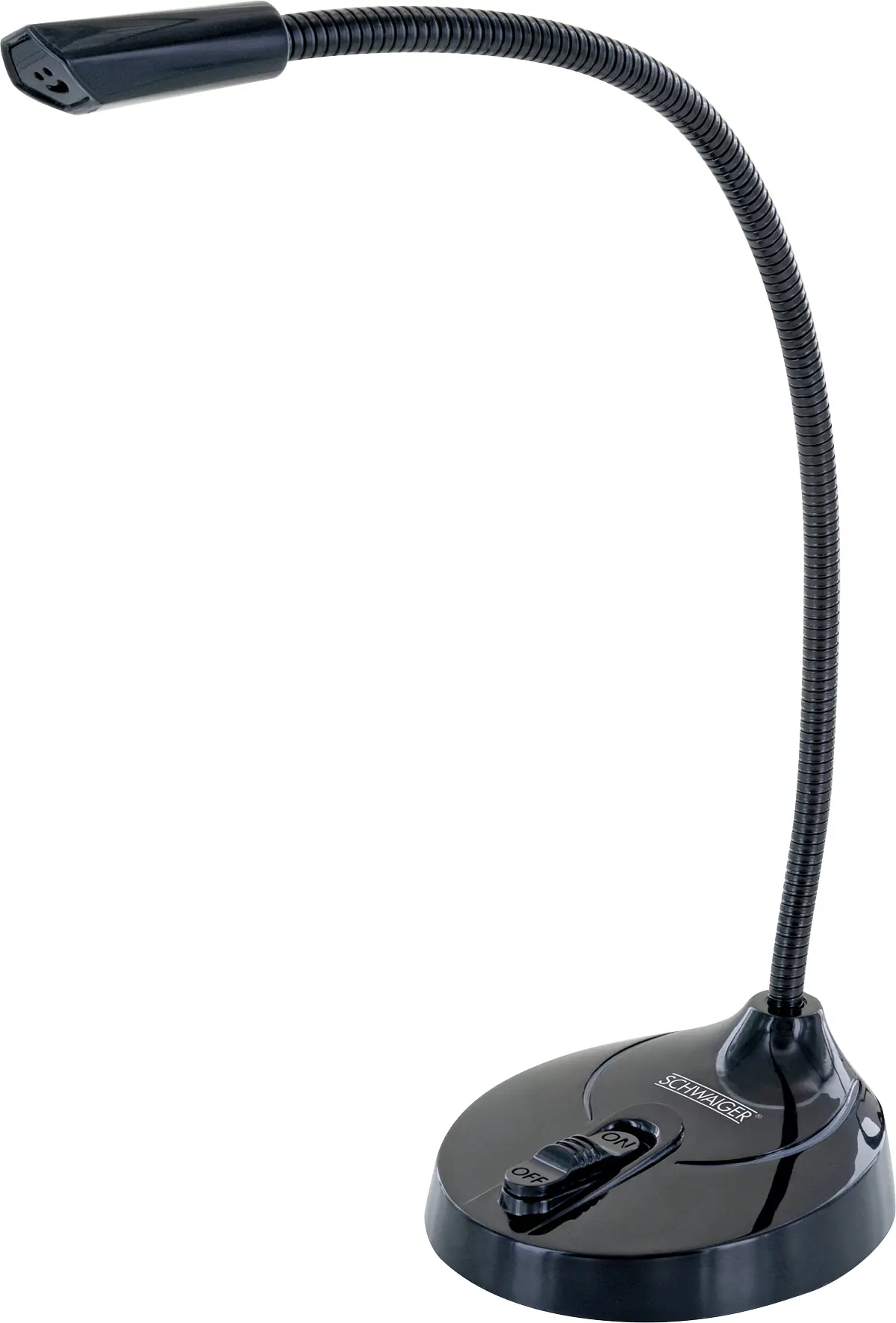 Schwaiger Gaming Mikrofon mit RGB Beleuchtung USB 2.0 A, 2 m Kabel, schwarz