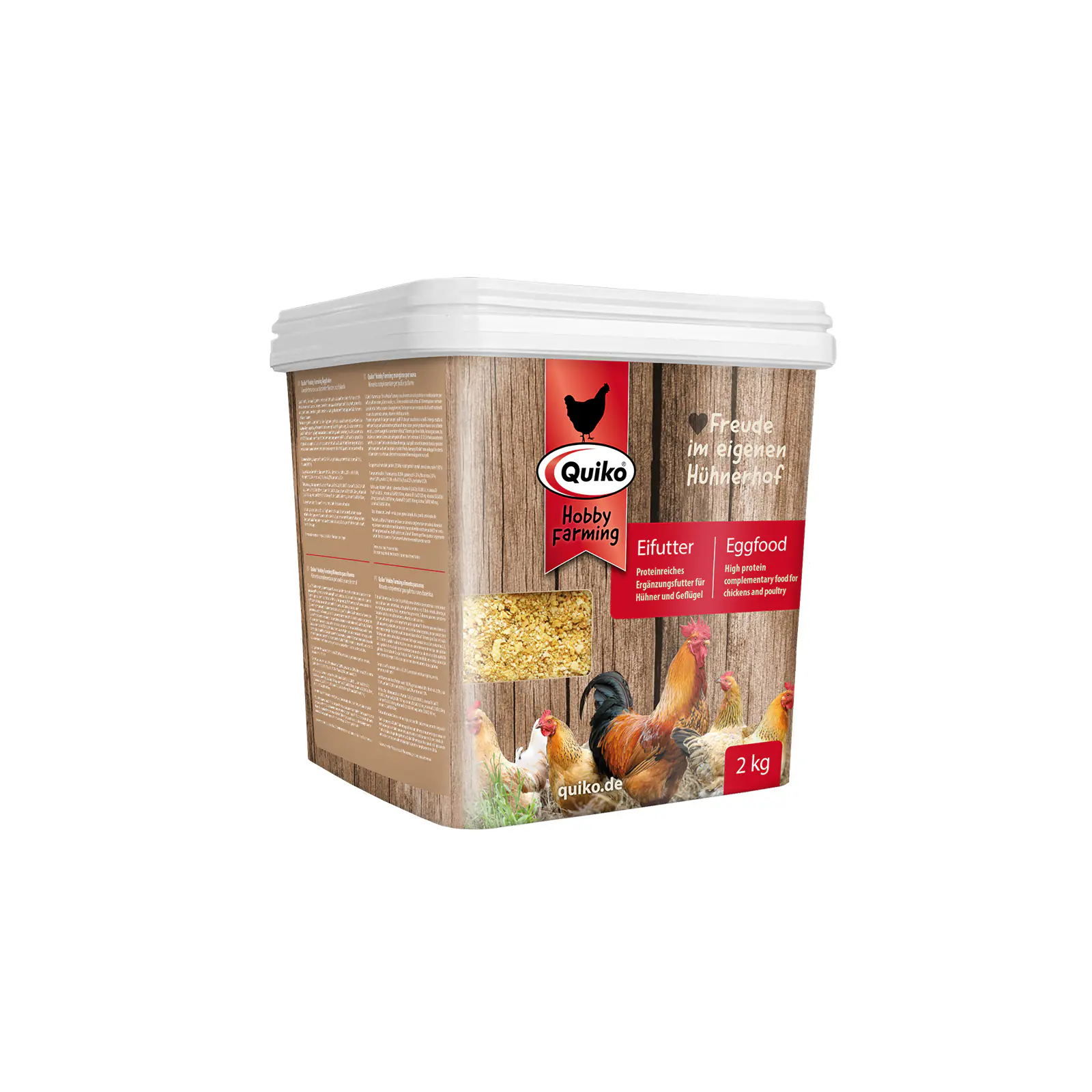 Quiko Hobbyfarming Eifutter für Hühner und Geflügel 2 kg