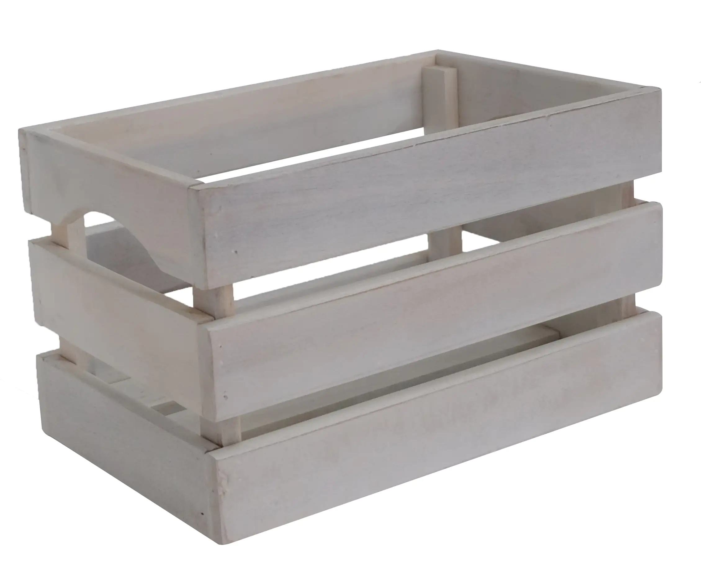 TrendLine Holzbox weiß lasiert 39 x 29 x 21 cm (L x B )