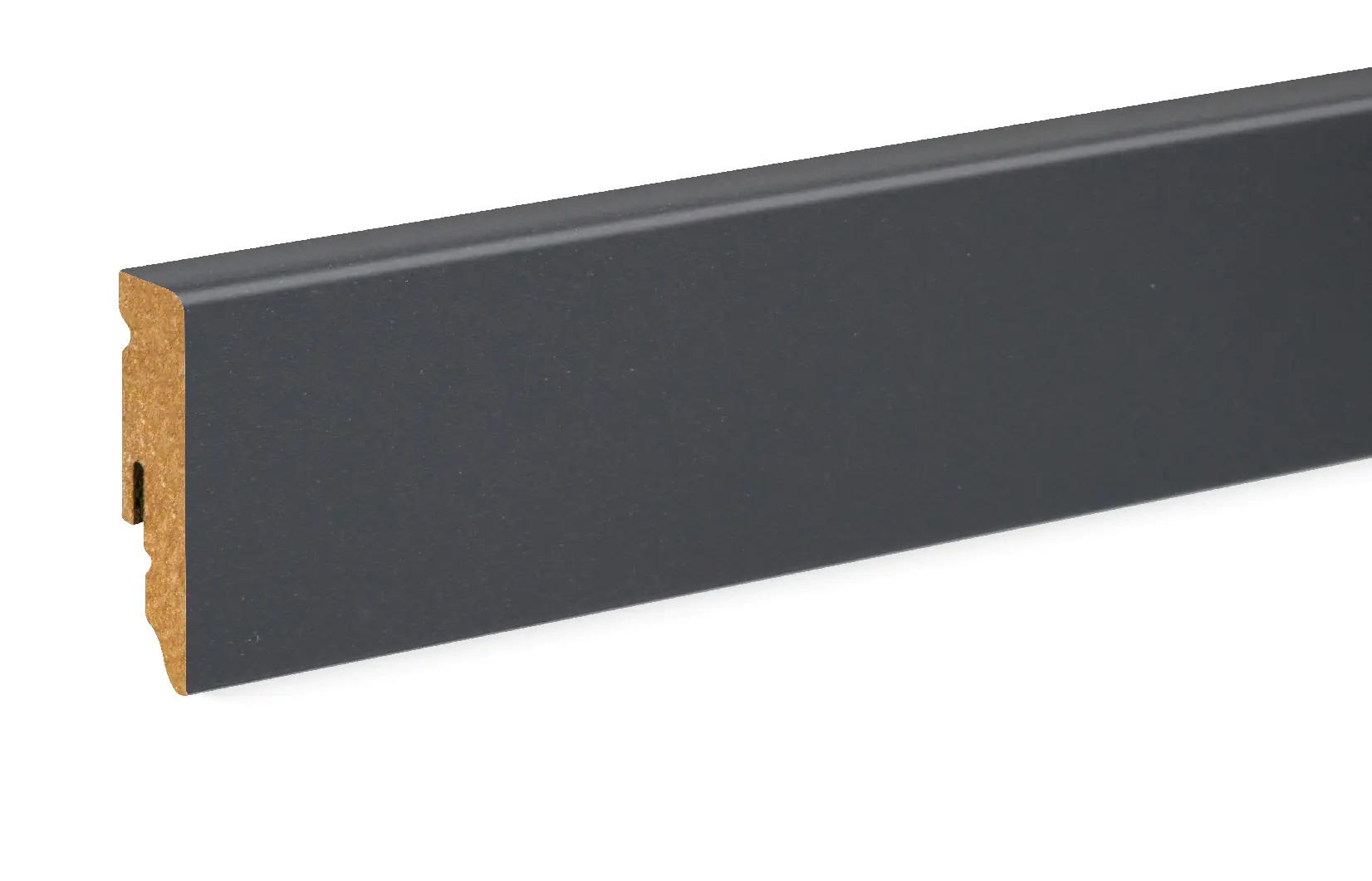 Neuhofer Fußleiste 240 cm x 58 x 15 mm dunkelgrau
