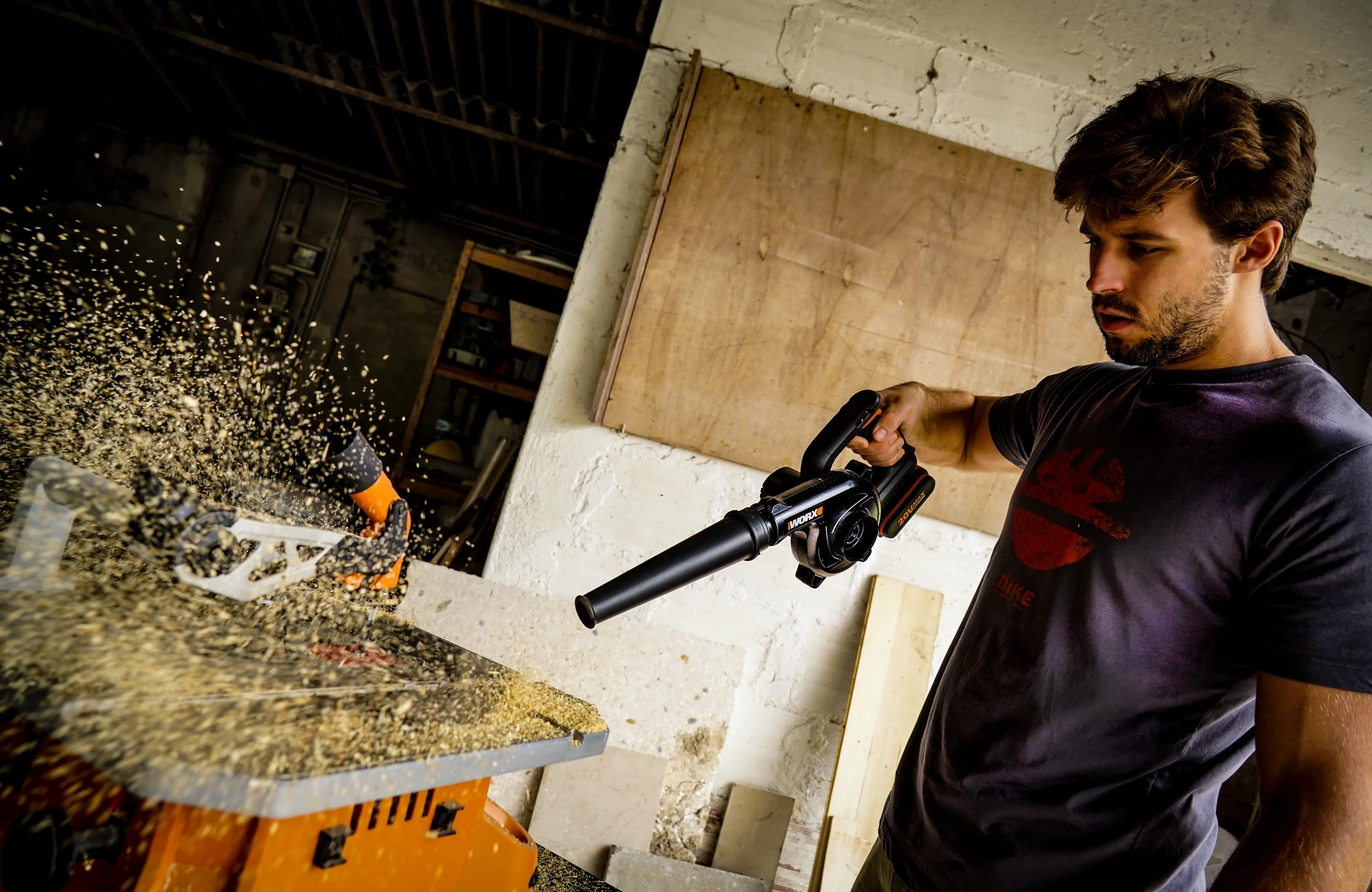 Worx Akku-Werkstattluftbläser WX094.9 20 V Solo