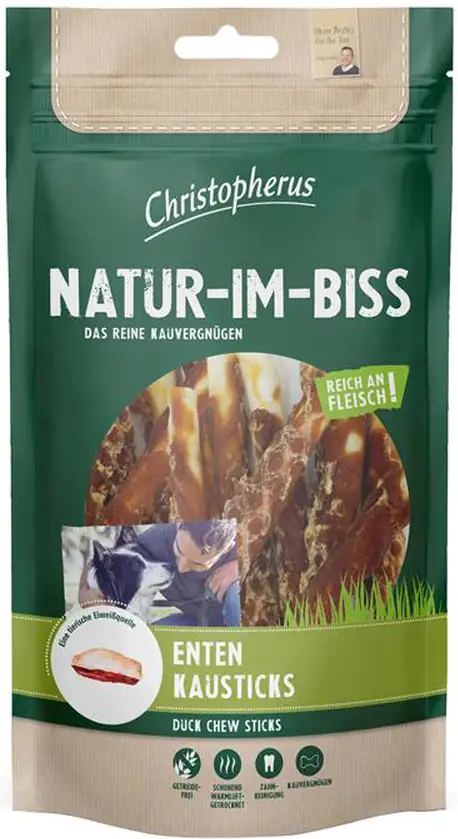 Christopherus Natur-Im-Biss Enten-Kausticks 70g