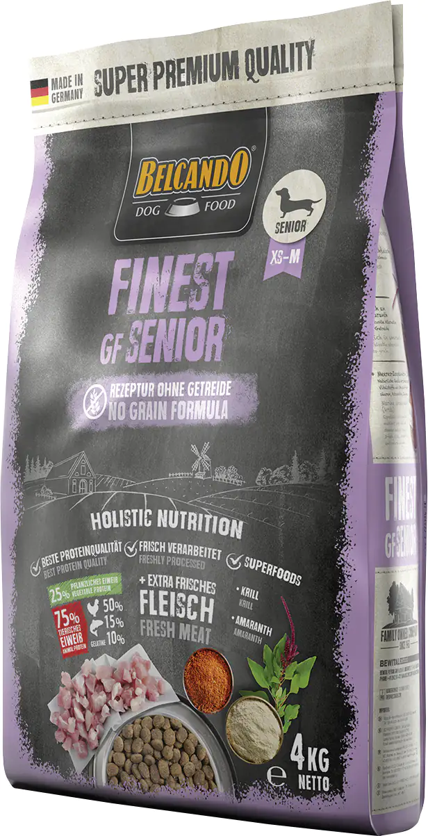 Belcando Hundetrockenfutter Senior 4 kg Geflügel 