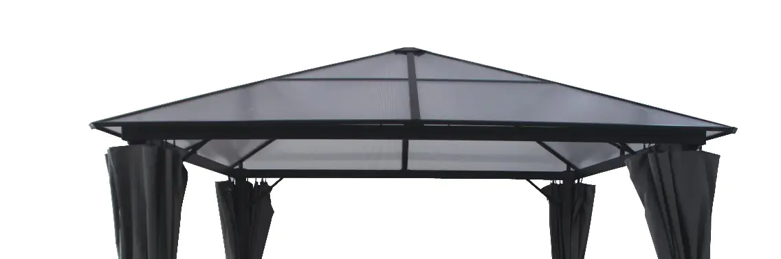 Primaster Ersatzdach zu Pavillion Boston 295 x 295 cm anthrazit-transparent