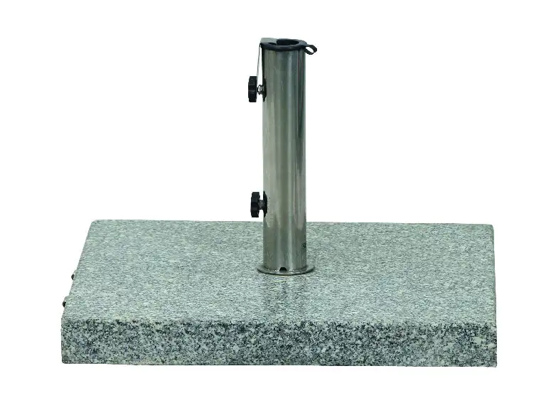 Siena Garden Granitständer eckig 45 kg, mit Griff und Rollen