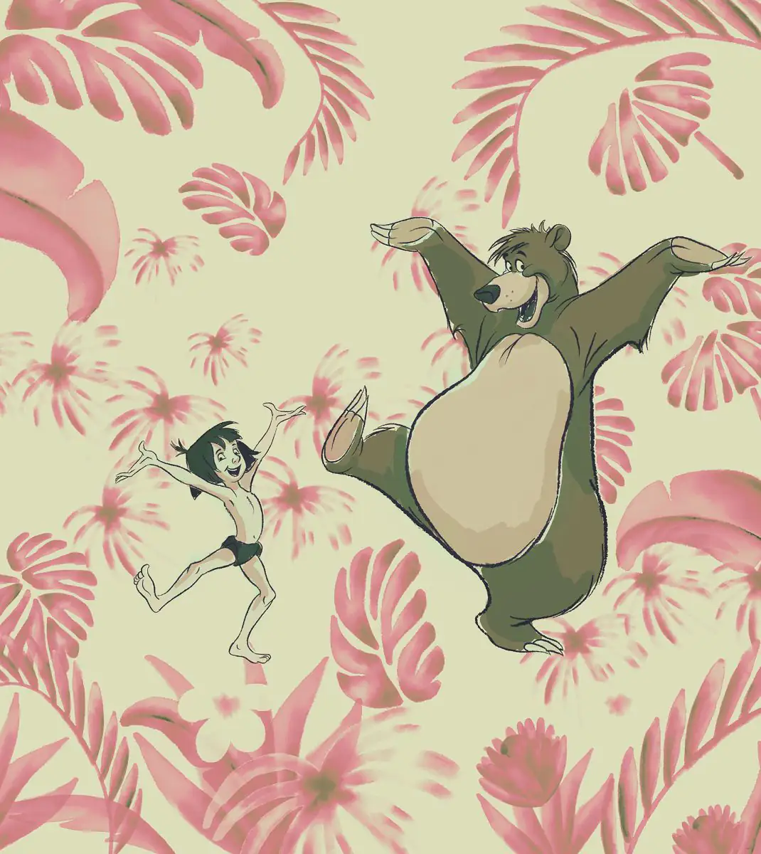 Komar Vlies Fototapete Dance the Jungle 250 x 280 cm 