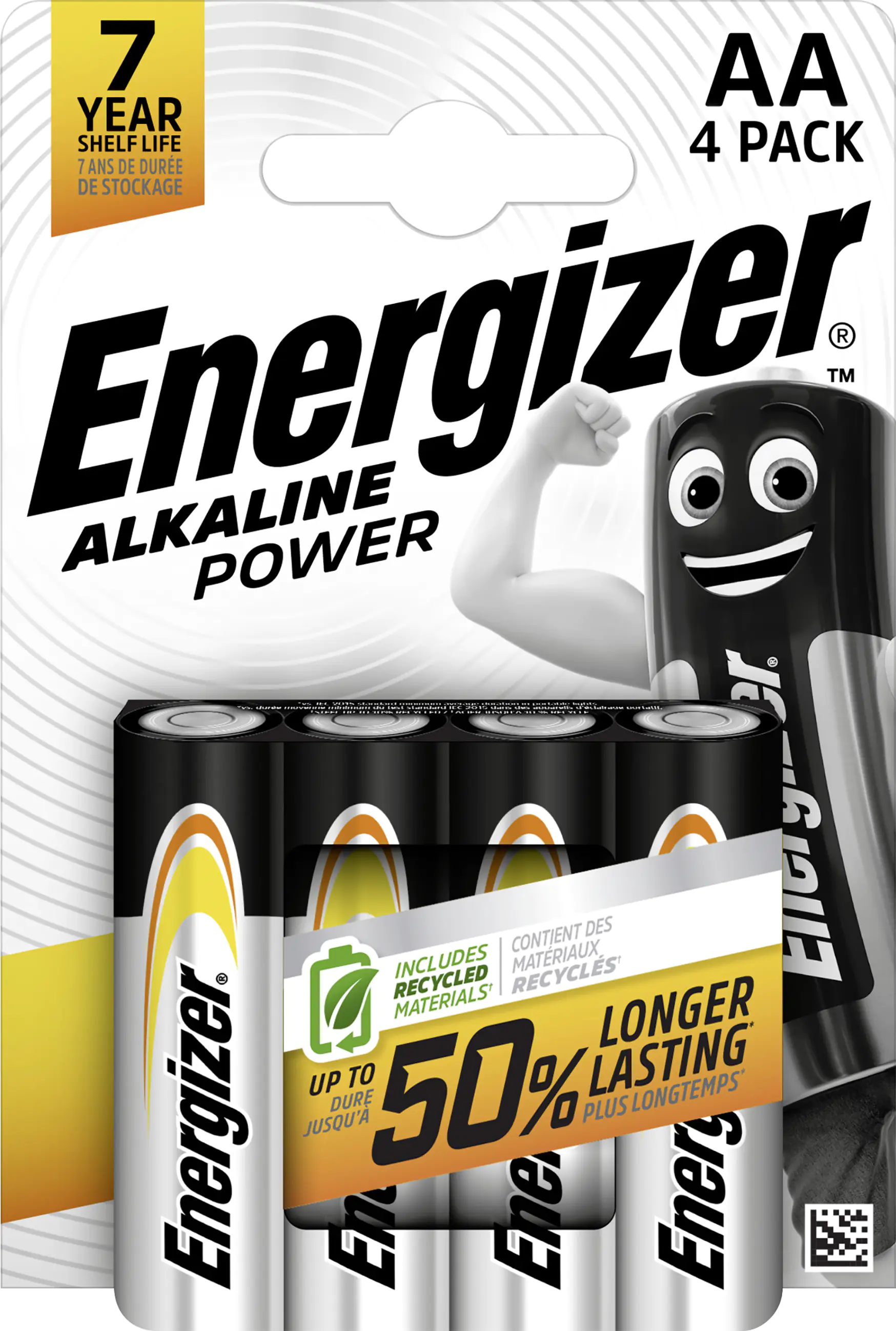 Energizer Alkaline Power Mignon AA 1,5 V, 4er Pack