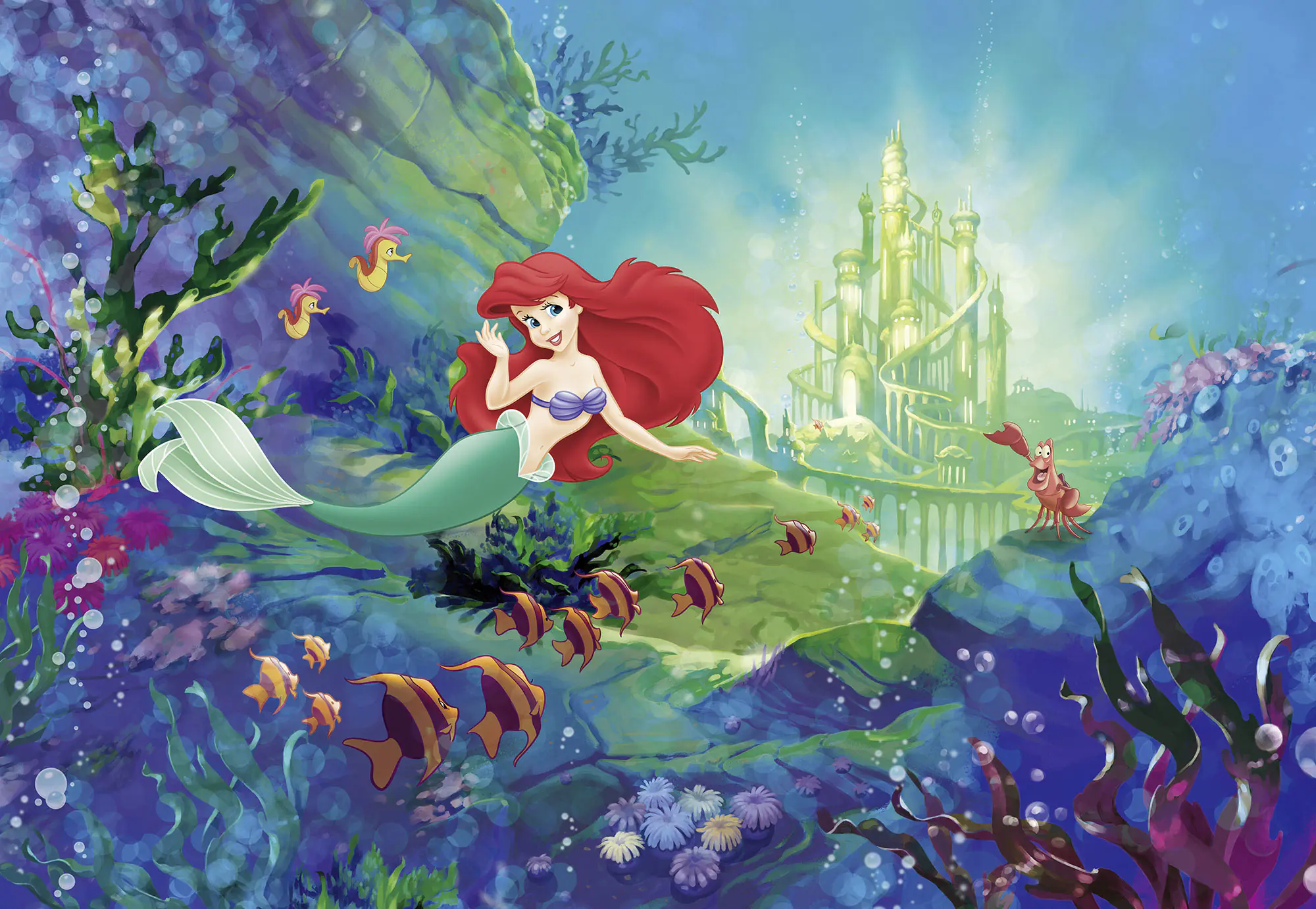 Komar Fototapete Ariel`s Castle 368 x 254 cm 