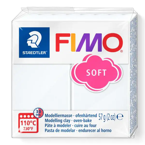 Fimo Soft weiß 57 Gramm