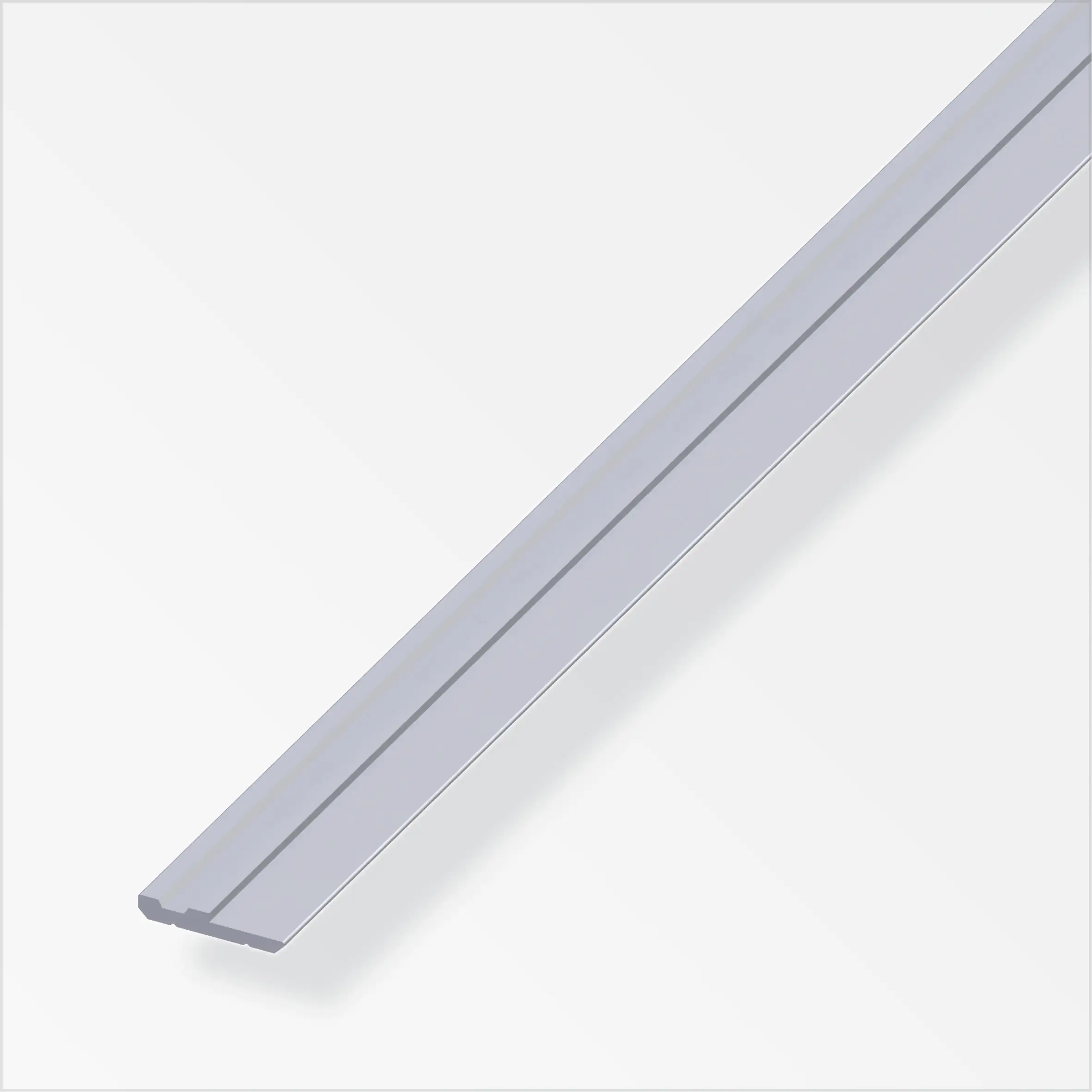 alfer Träger-Profil, einseitig 1 m, 19.5 x 1.2 x 10 mm Aluminium roh blank