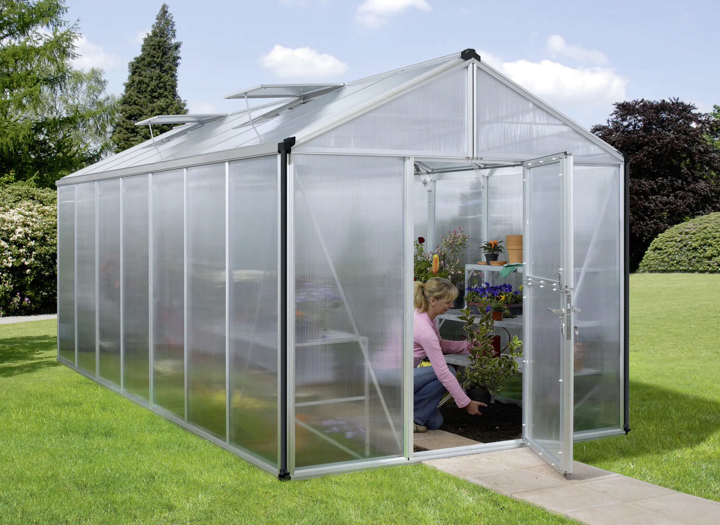 Vitavia Gewächshaus Zeus 13800 HPK 10 mm 266 x 547 cm