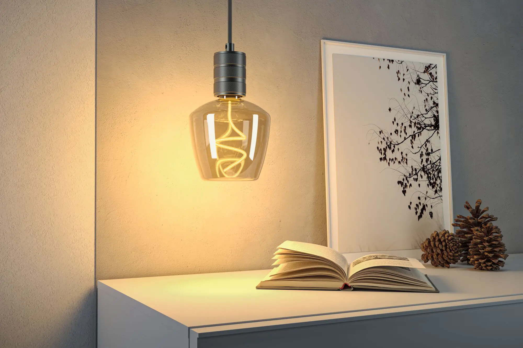 Paulmann LED-Leuchtmittel Floating Shine gold E27 4 W warmweiß dimmbar