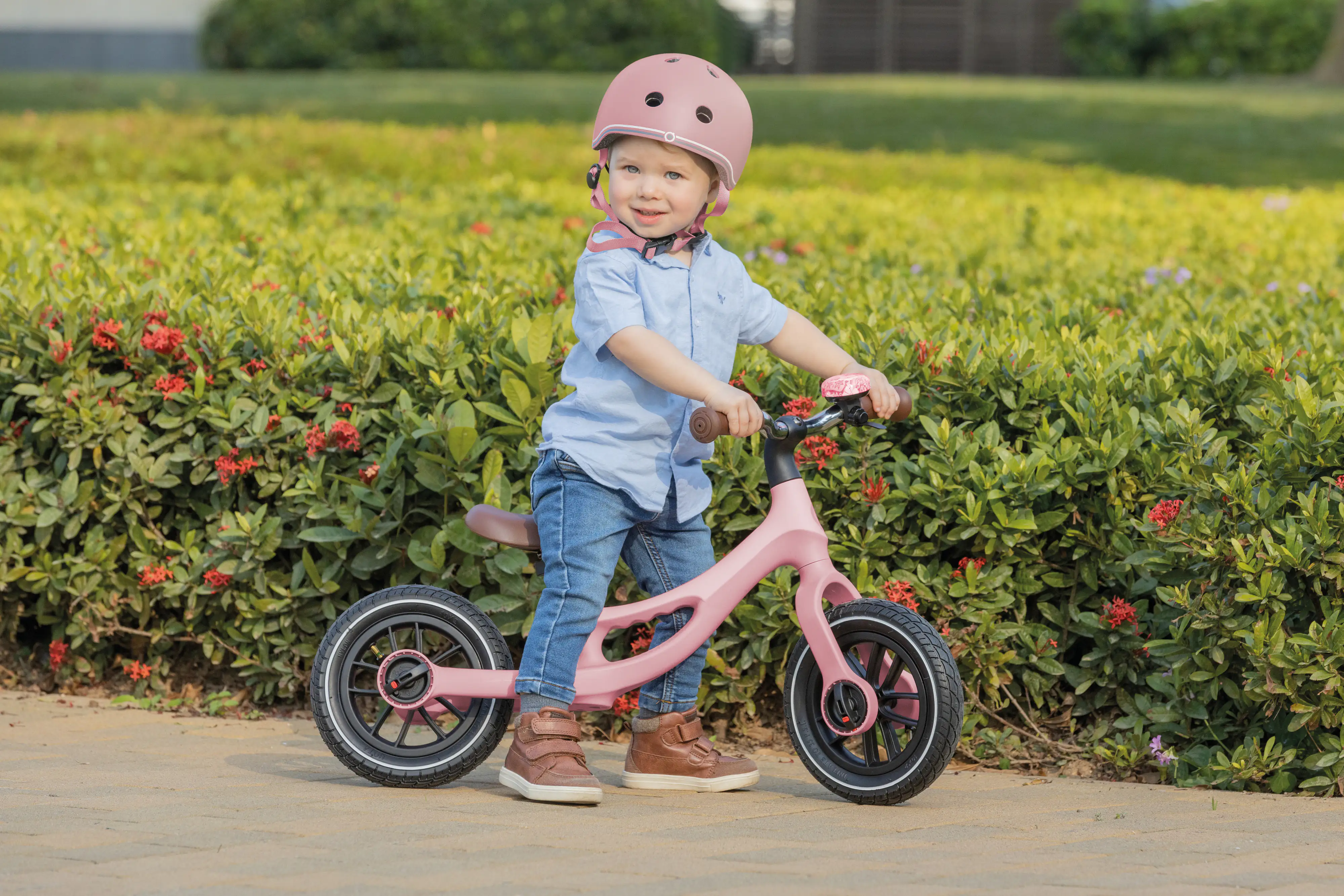 Globber Laufrad Go Bike Elite Air pastellrosa