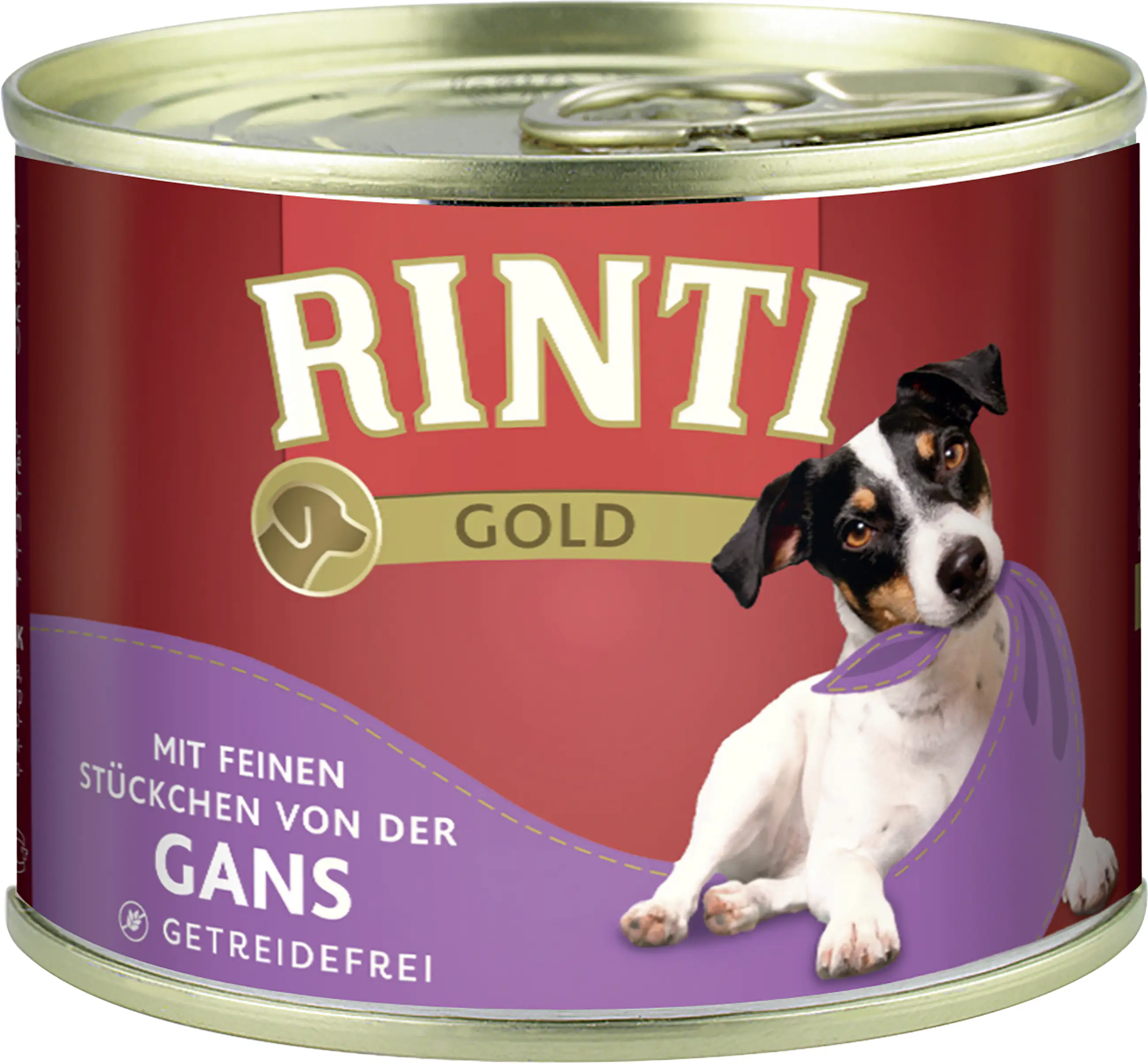Rinti Gold Hundenassfutter Adult getreidefrei 185 g Gans