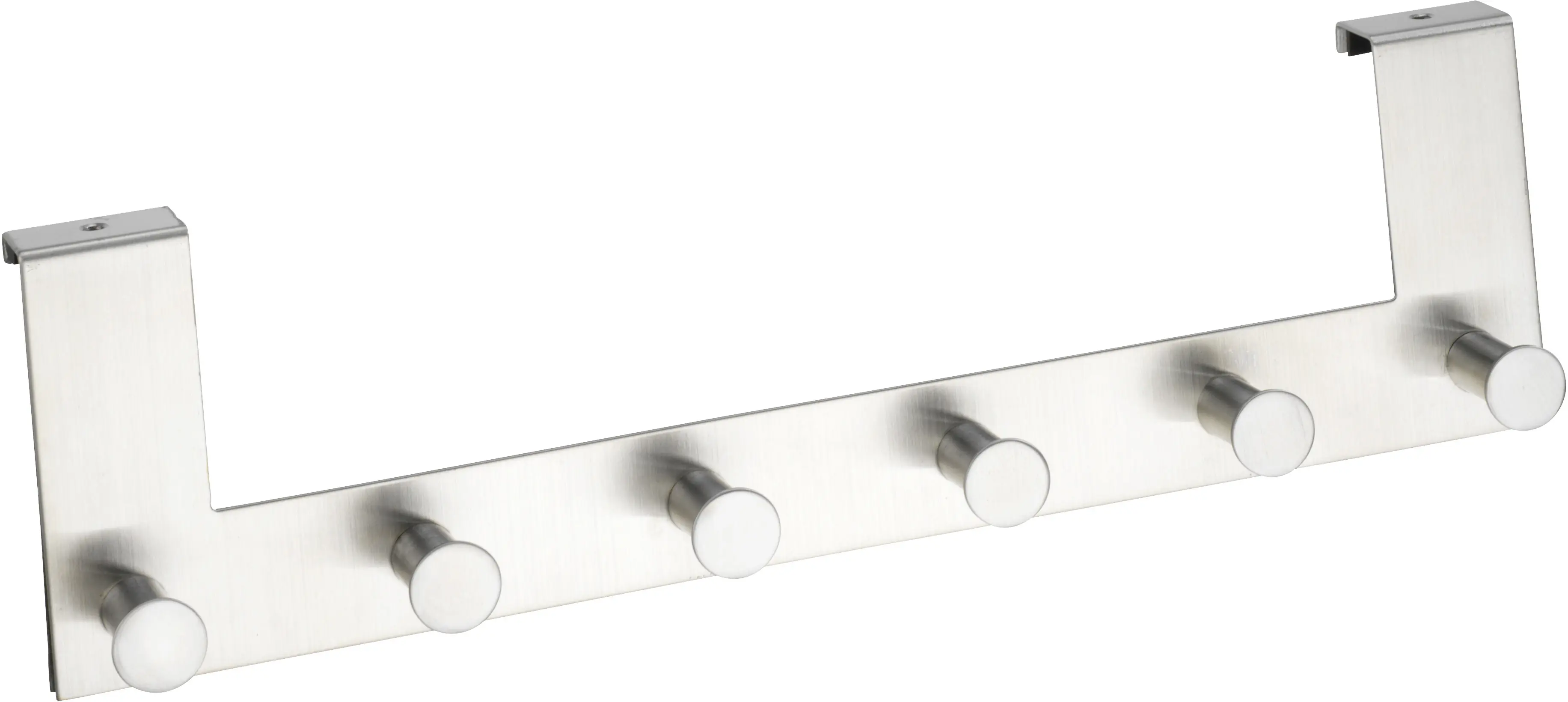 Wenko Türgarderobe Celano Edelstahl matt, chrom, 6 Haken