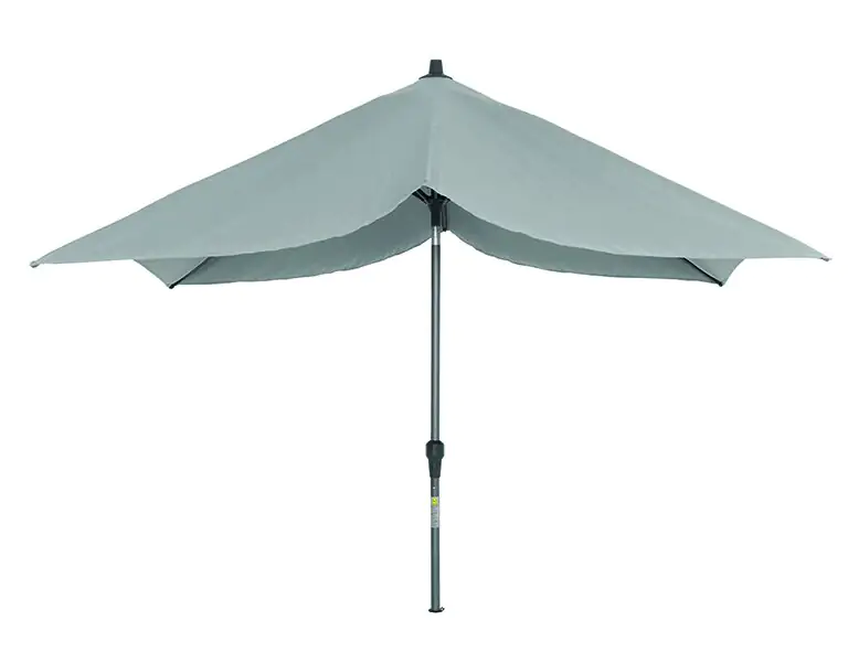 Siena Garden Sonnenschirm Avio grau 300 x 200 cm